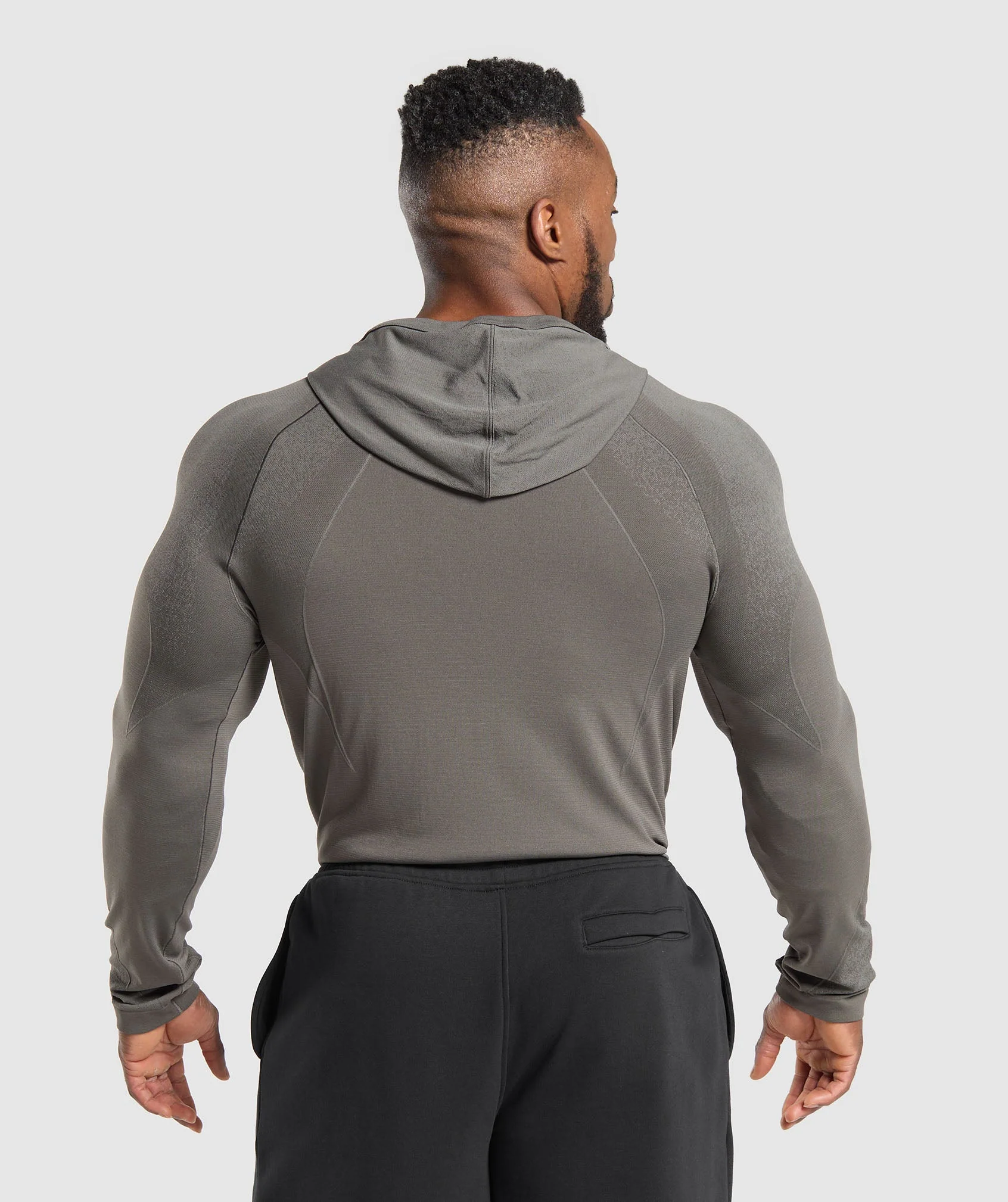 Shadow Seamless Hoodie – Meteor Grey
