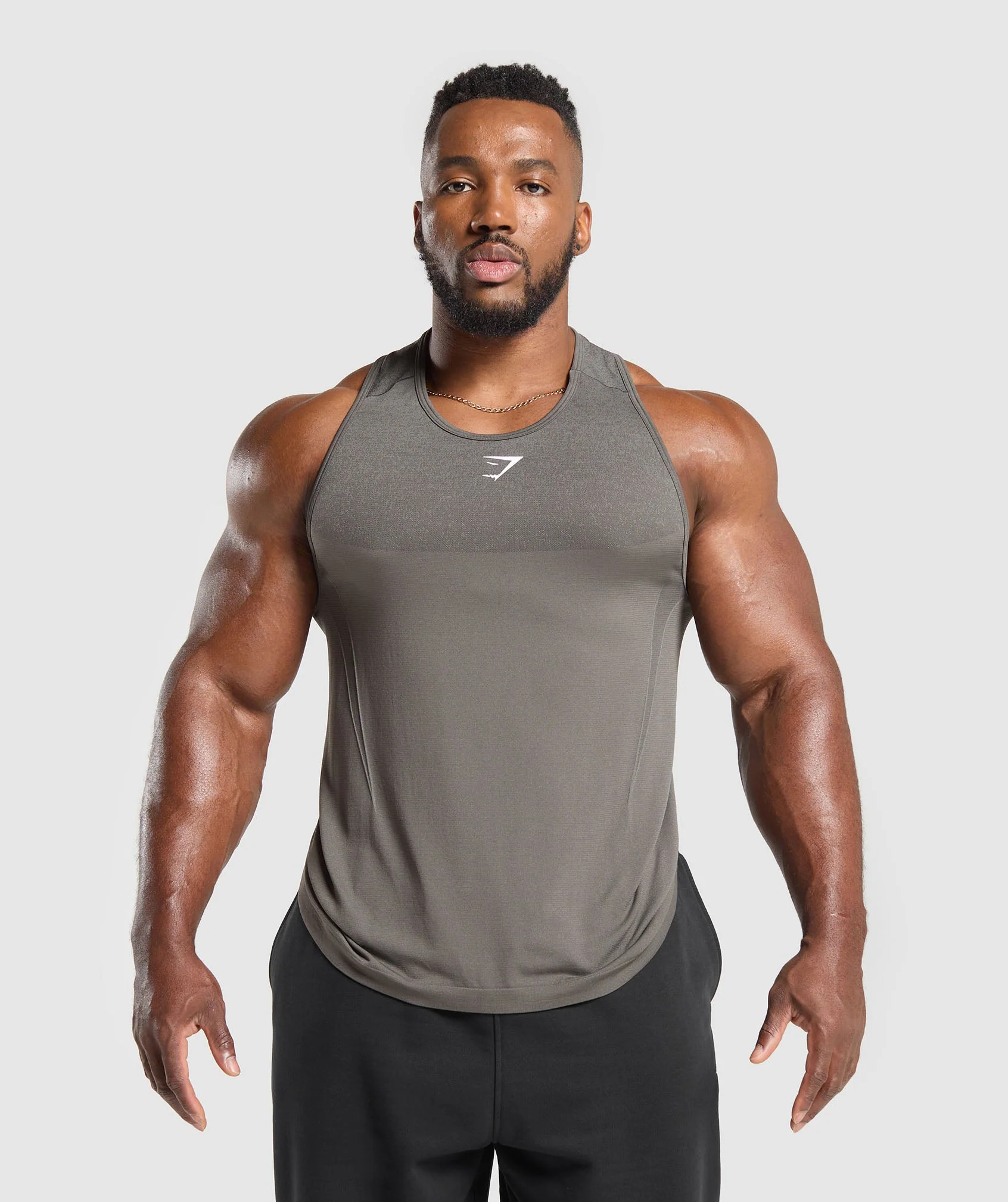 Shadow Seamless Stringer – Meteor Grey