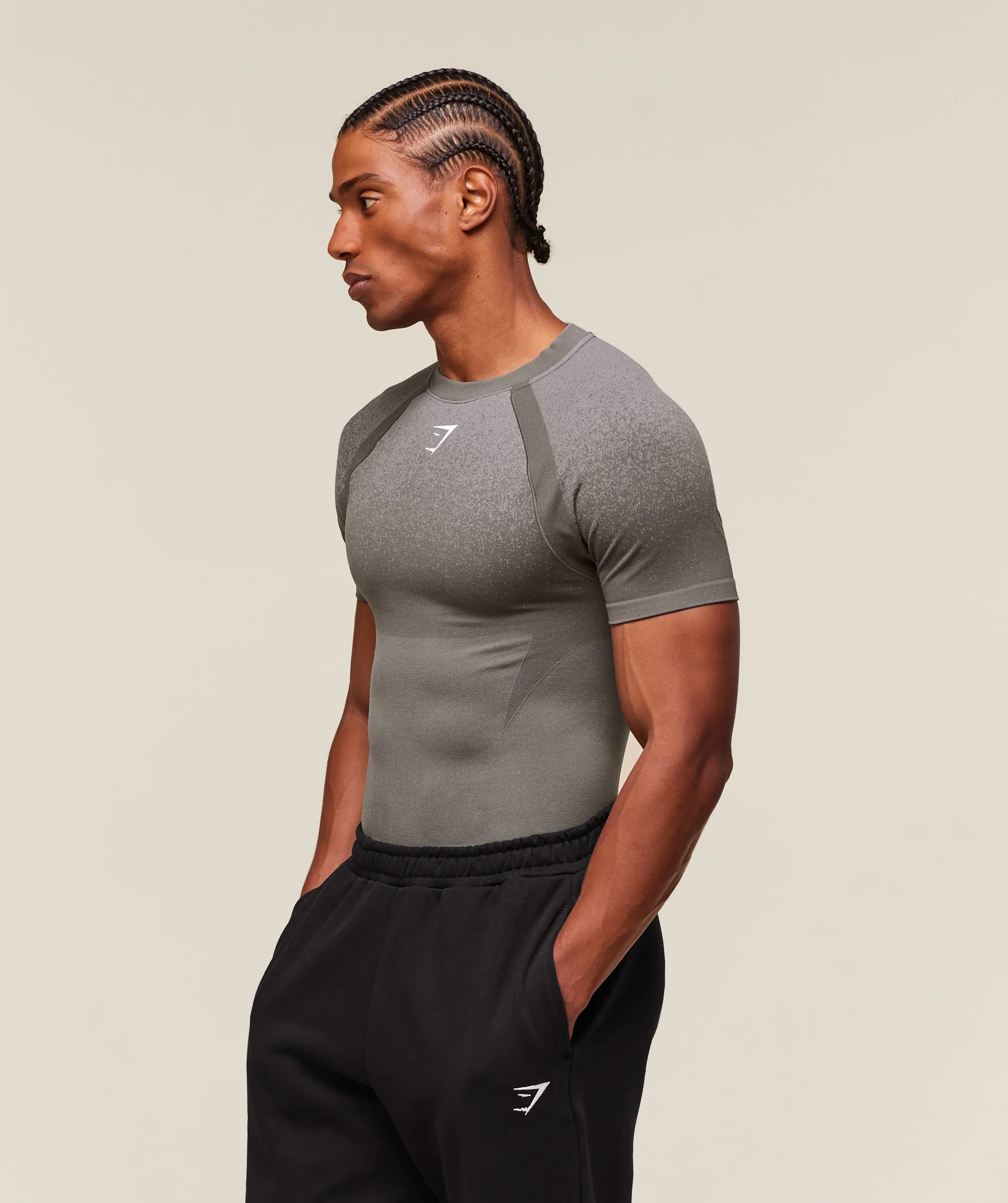 Shadow Seamless T Shirt – Meteor Grey - Imagen 2