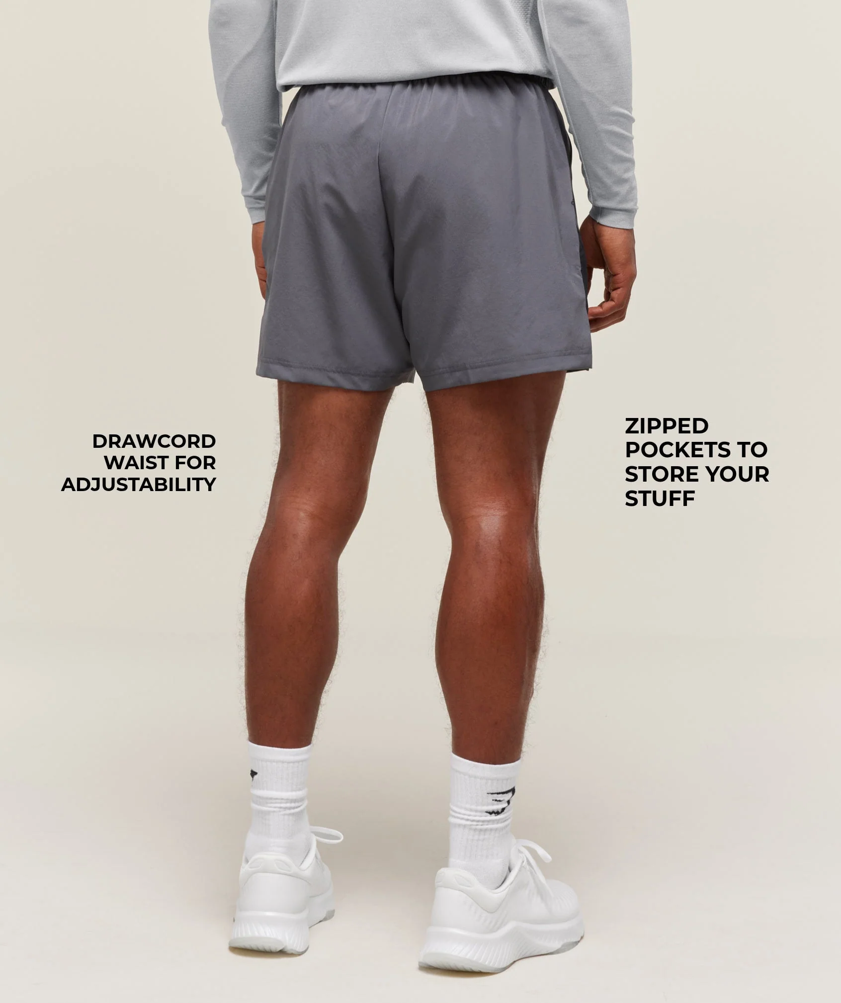Sport 5″ Shorts – Dark Grey/Black
