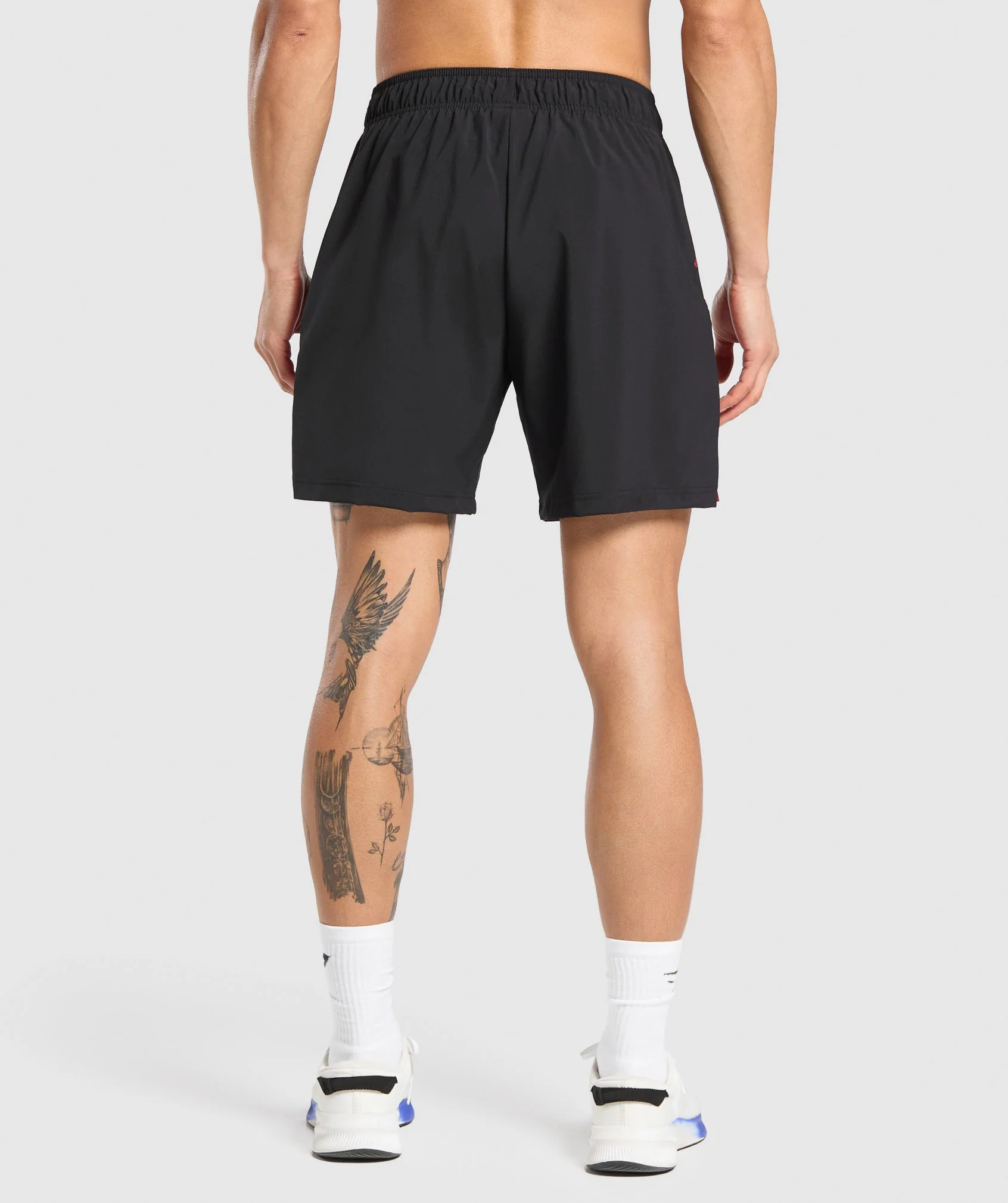 Sport  7″ Shorts – Black/Conditioning Red - Imagen 2