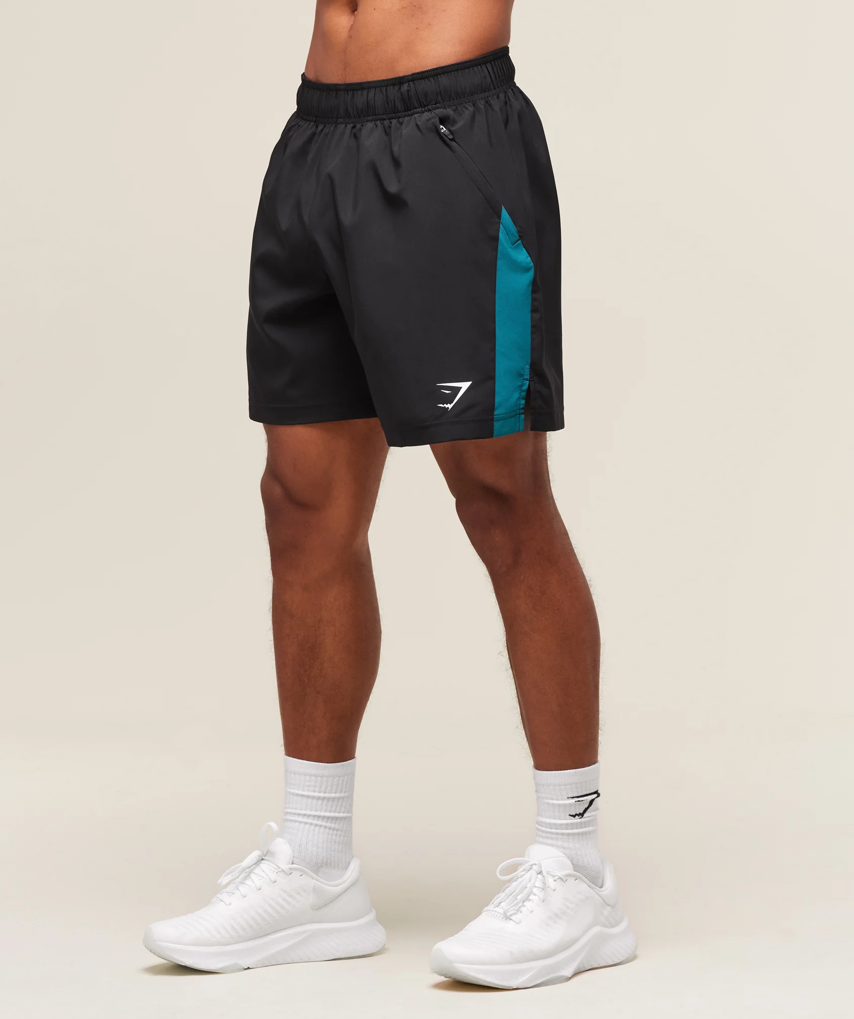 Sport  7″ Shorts – Black/Functional Teal
