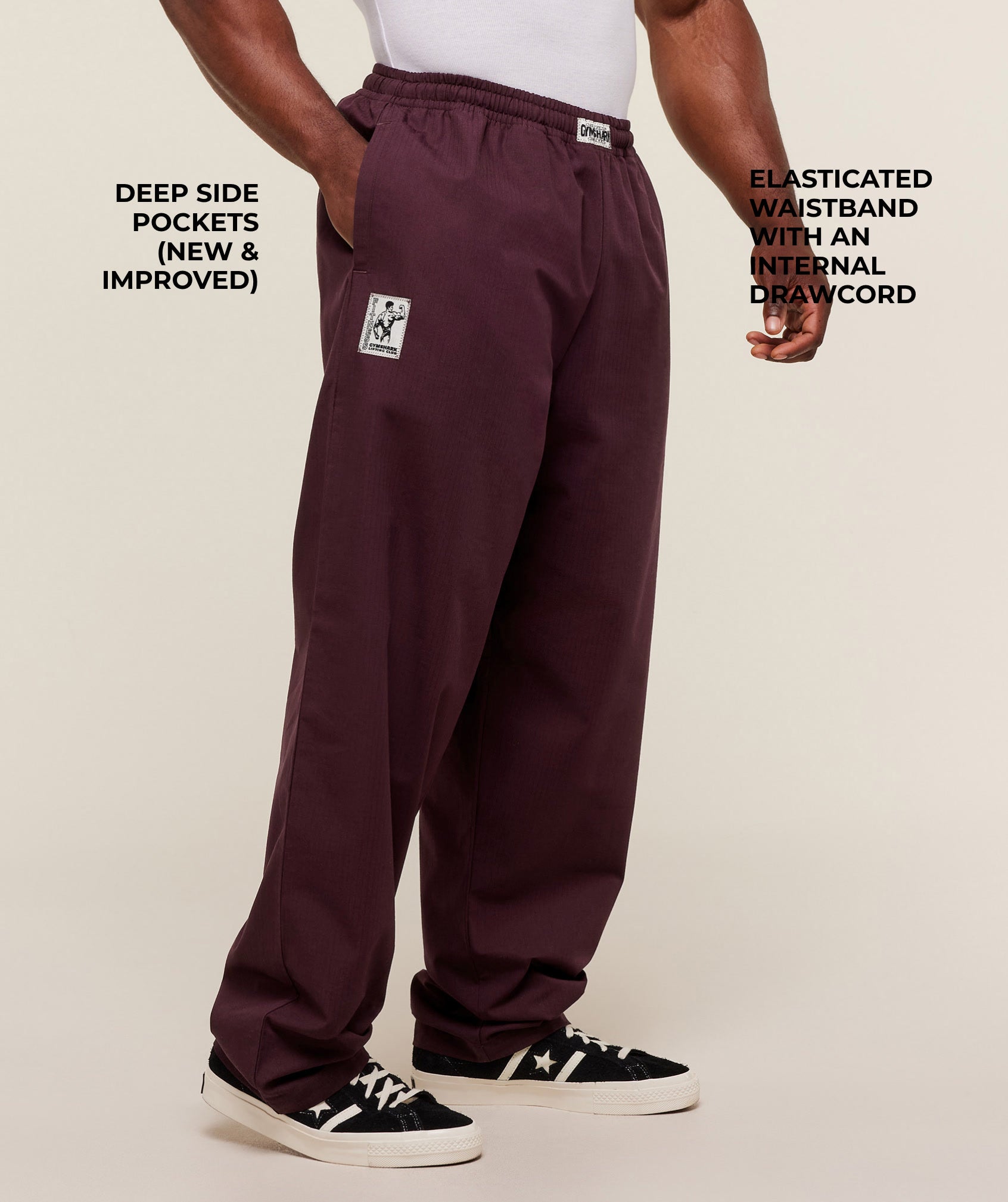 Straight Leg Pumper Pants – Cherry Purple - Imagen 2