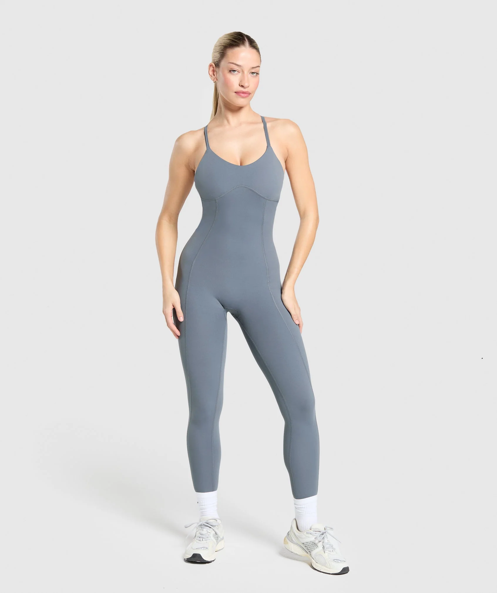 Strappy All In One – Iron Blue