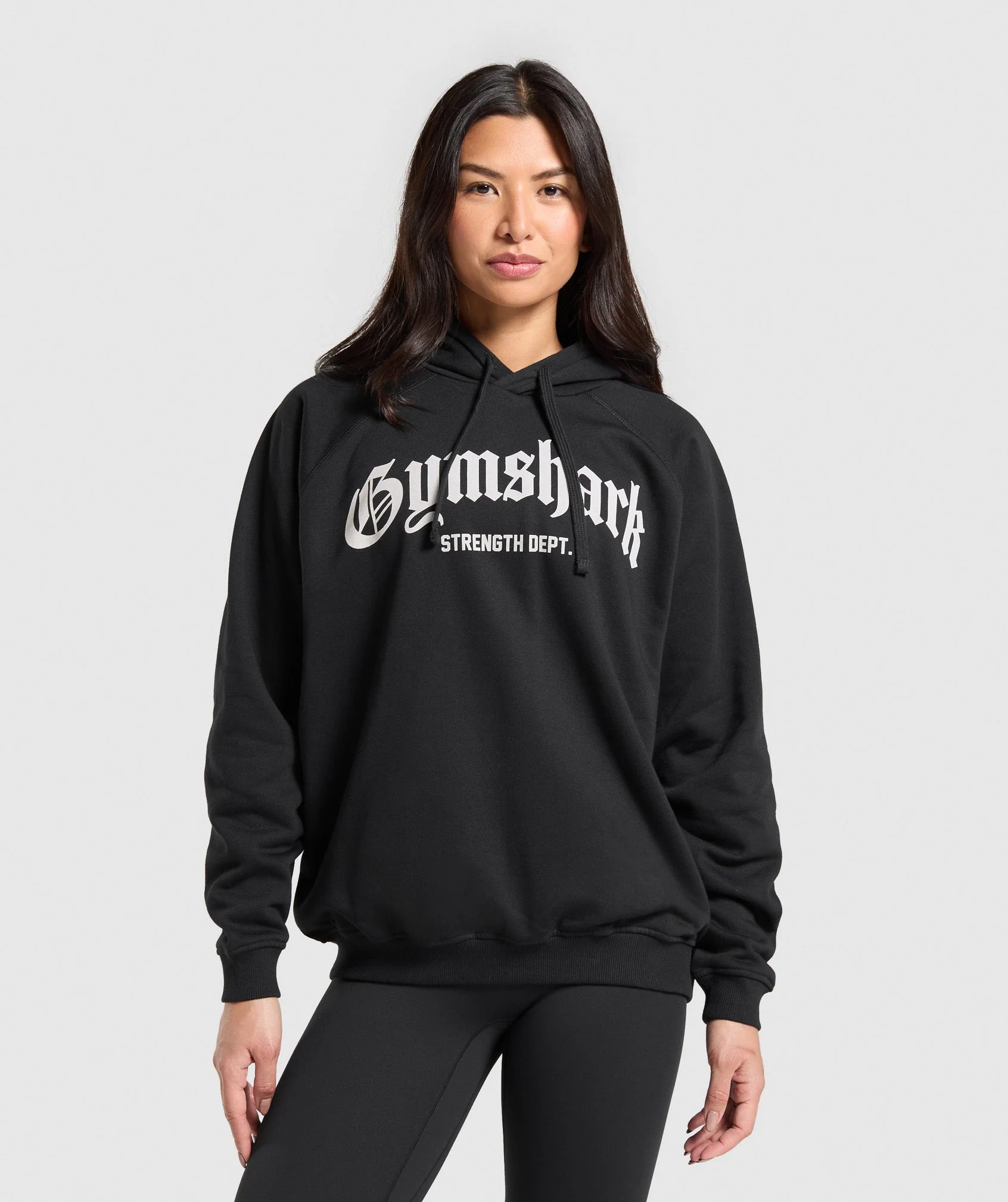 Strength Department Graphic Hoodie – Black