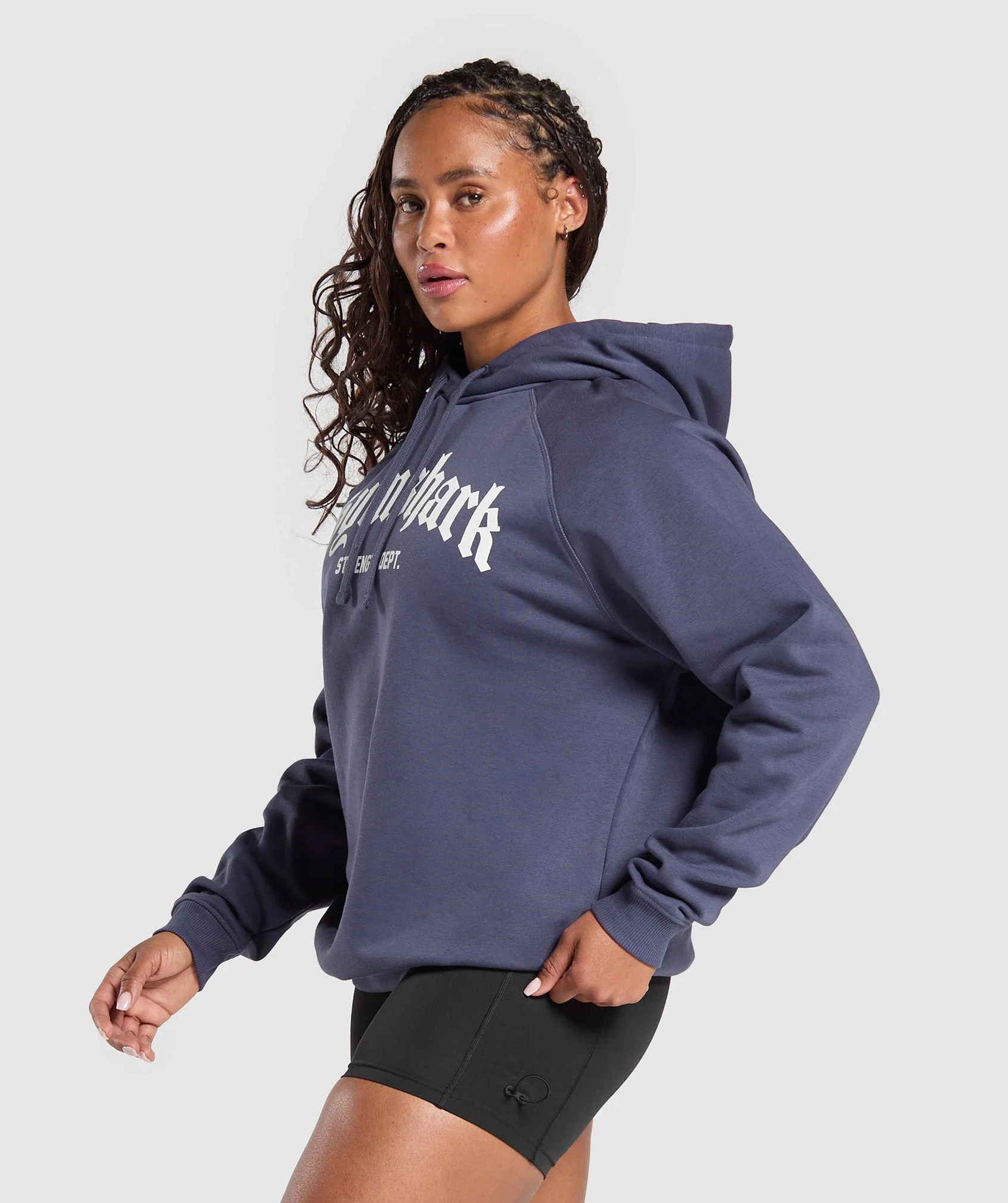 Strength Department Graphic Hoodie – Weighted Purple - Imagen 2