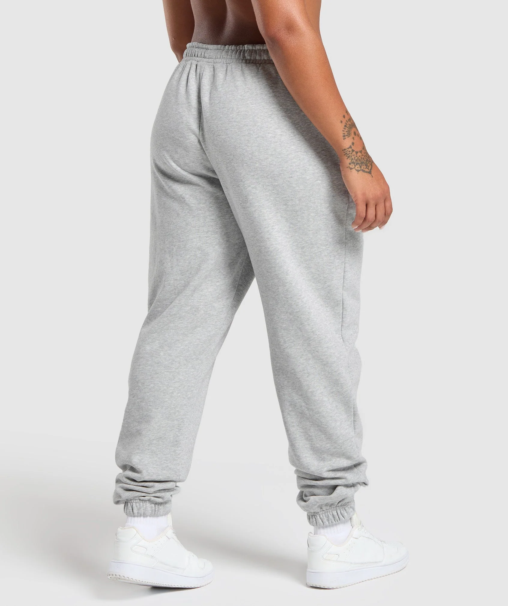 Strength Department Graphic Joggers – Light Grey Core Marl - Imagen 2
