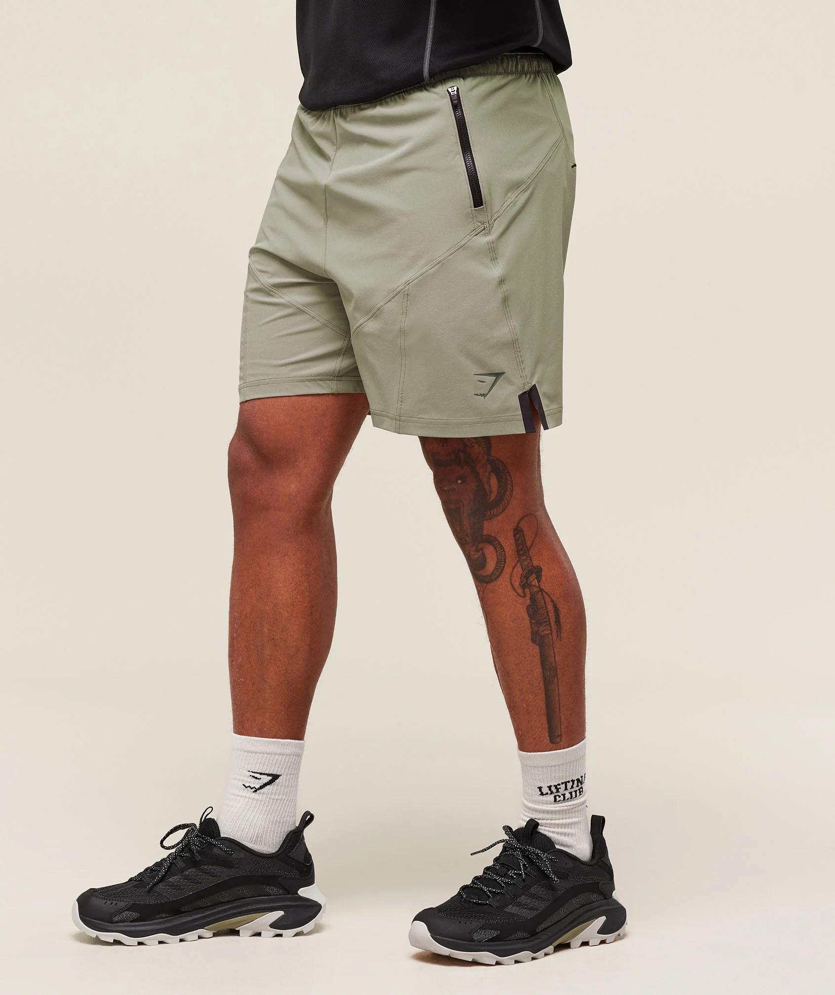 Tactical 6″ Short – Chalk Green