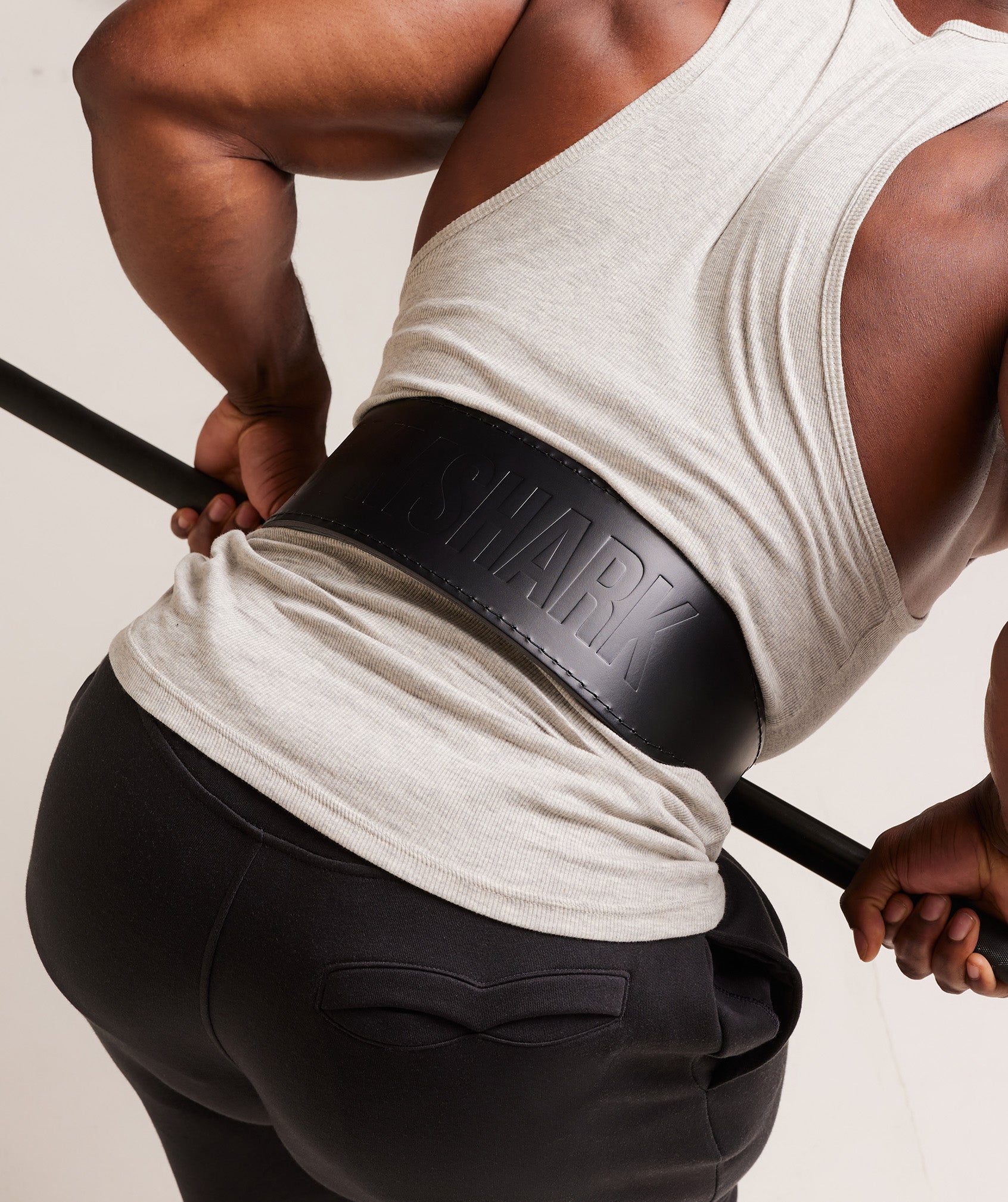 Tapered Double Prong Lifting Belt – Black