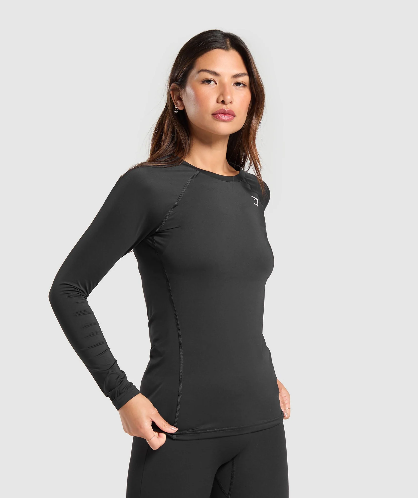 Training Baselayer Long Sleeve Top – Black - Imagen 2