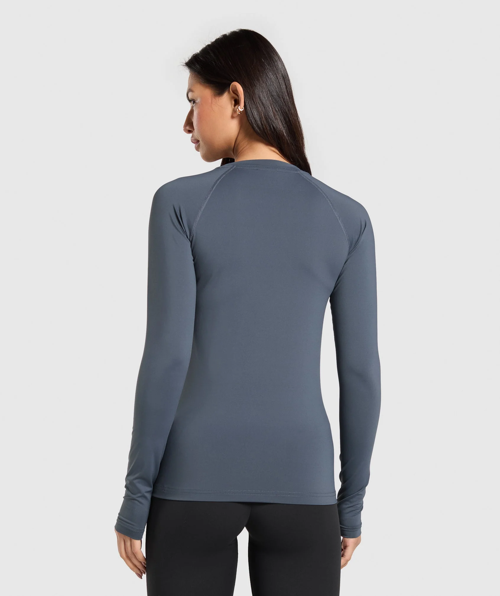 Training Baselayer Long Sleeve Top – Titanium Blue