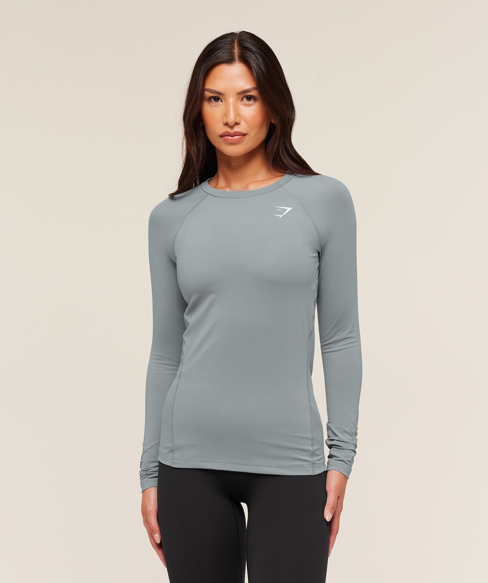 Training Baselayer Long Sleeve Top – Denim Grey
