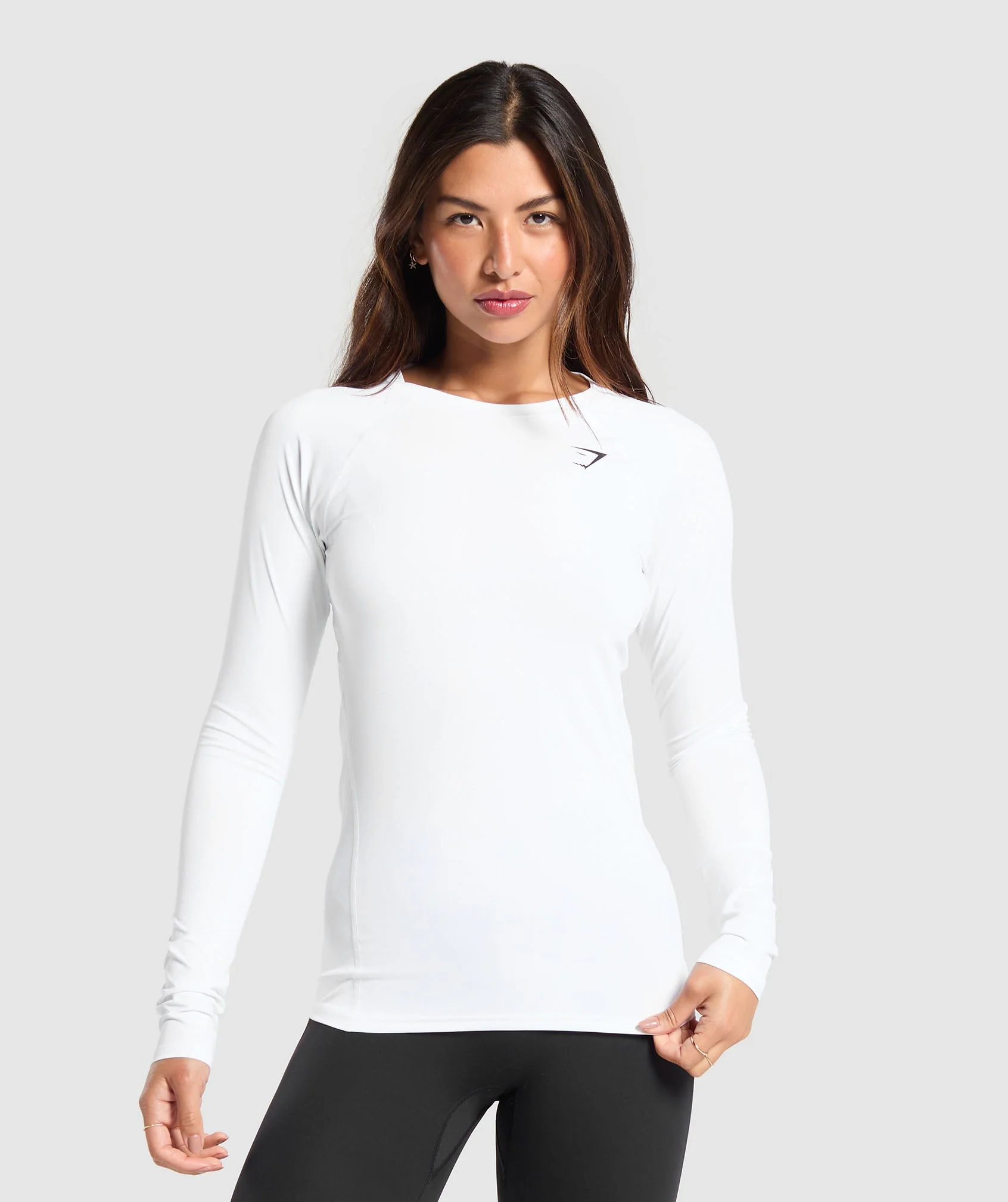 Training Baselayer Long Sleeve Top – White
