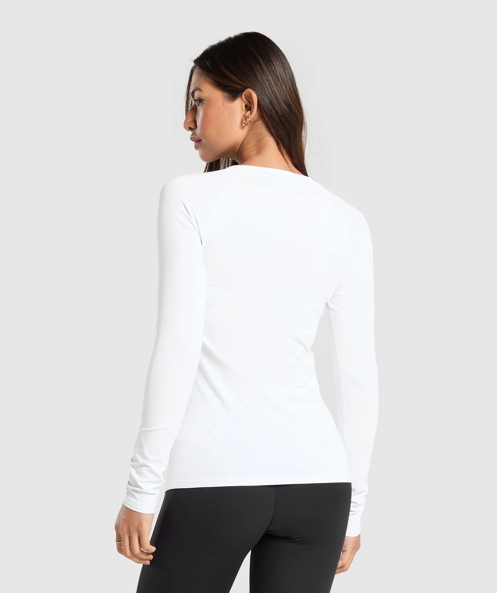 Training Baselayer Long Sleeve Top – White