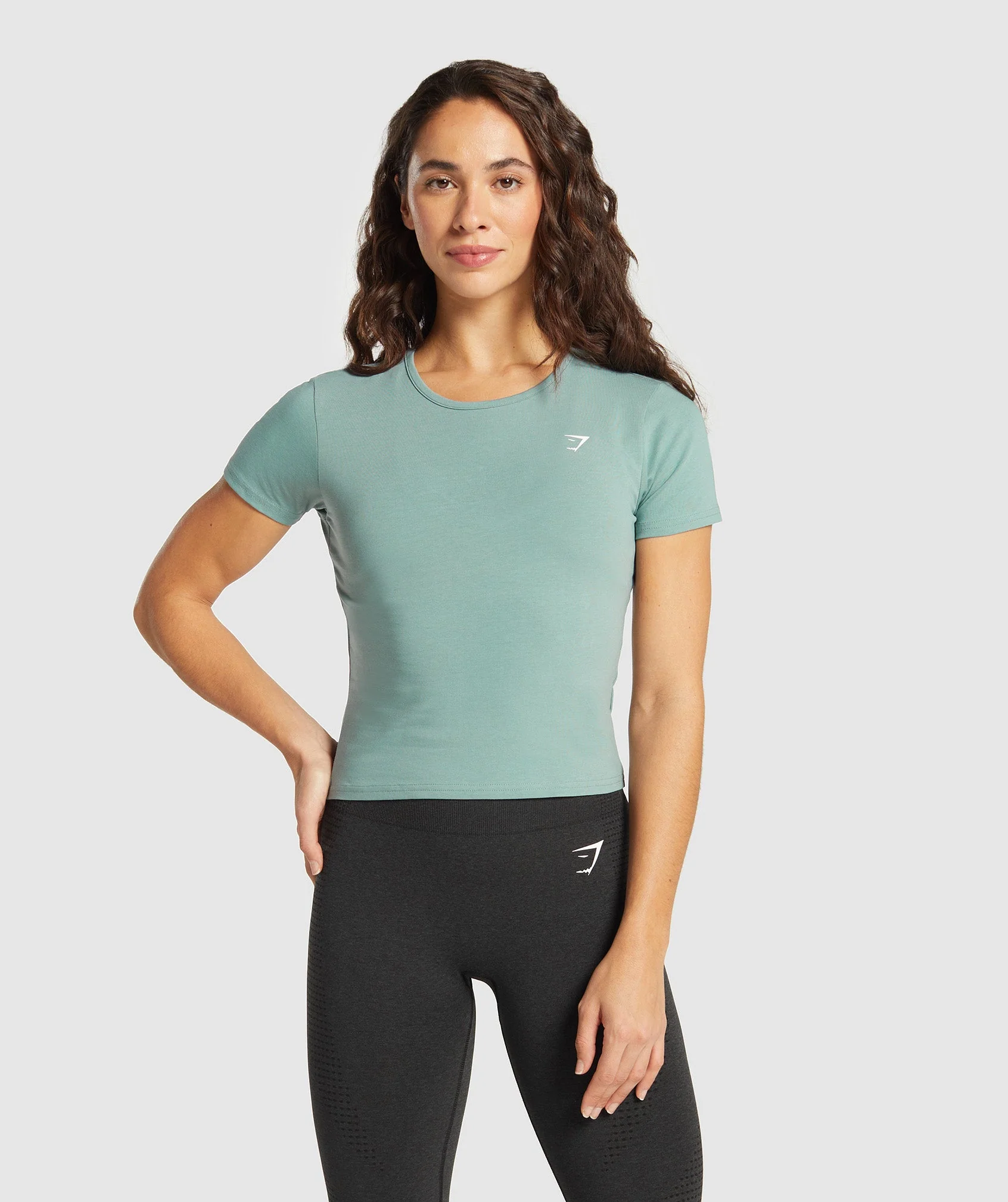 Training Cotton Baby Tee – Celeste Blue