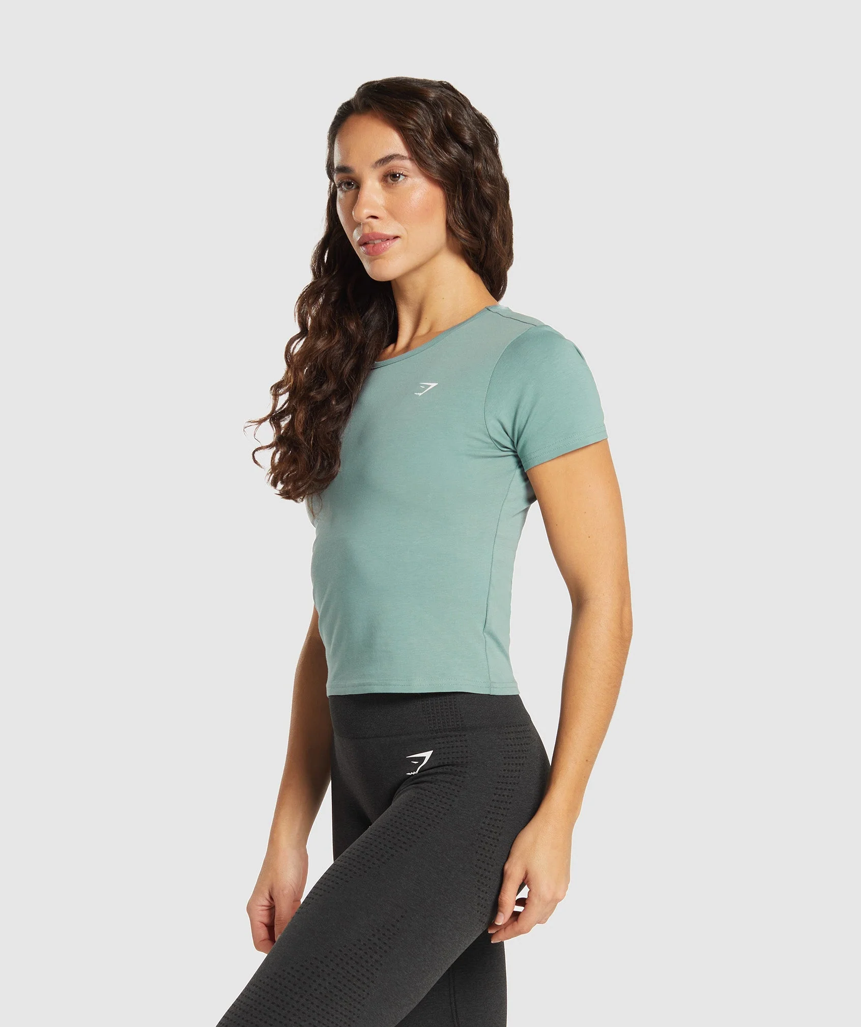 Training Cotton Baby Tee – Celeste Blue - Imagen 2