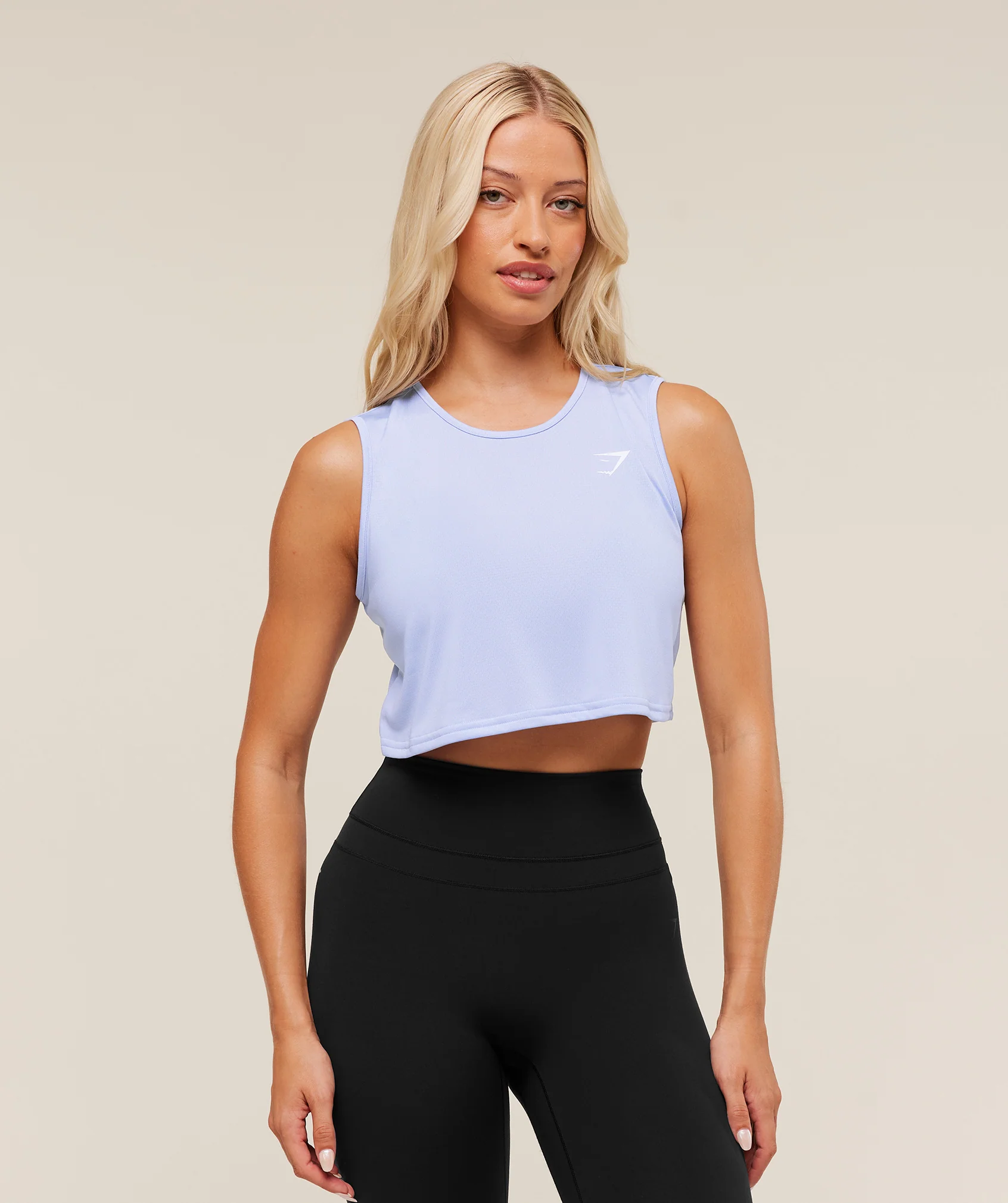 Training Crop Tank – Peri Blue