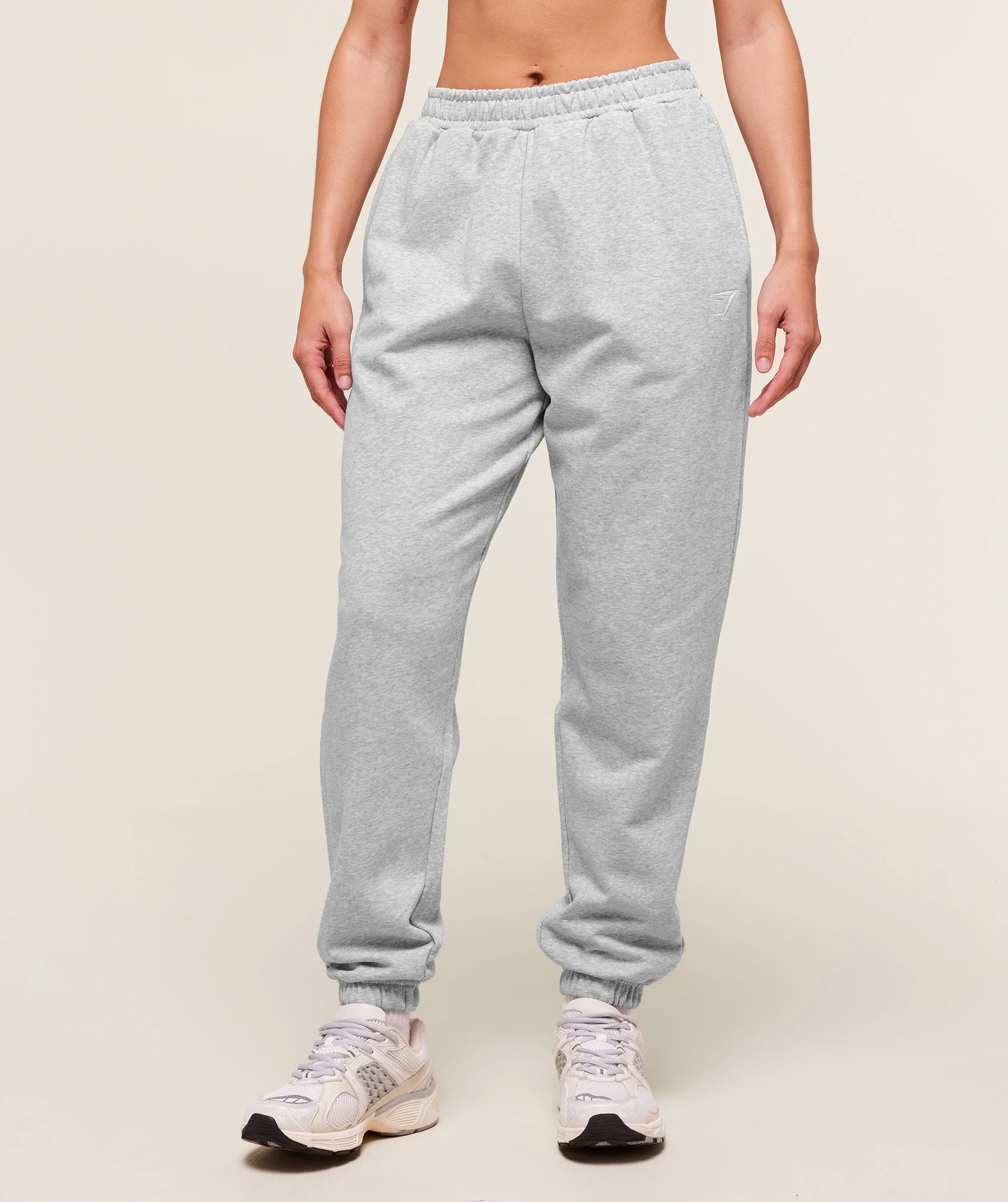 Training Fleece Joggers – Light Grey Core Marl