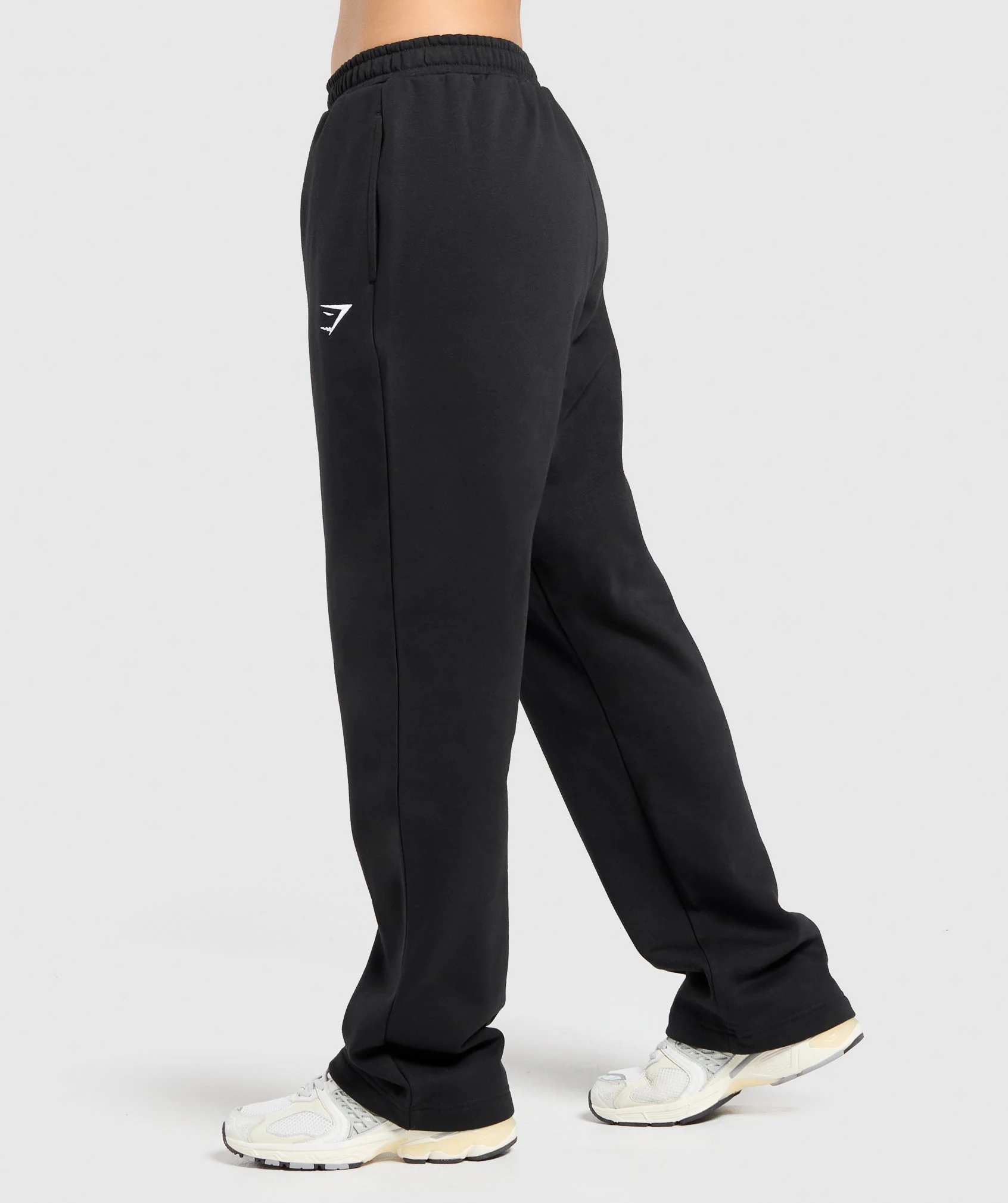 Training Fleece Straight Leg Joggers – Black - Imagen 2