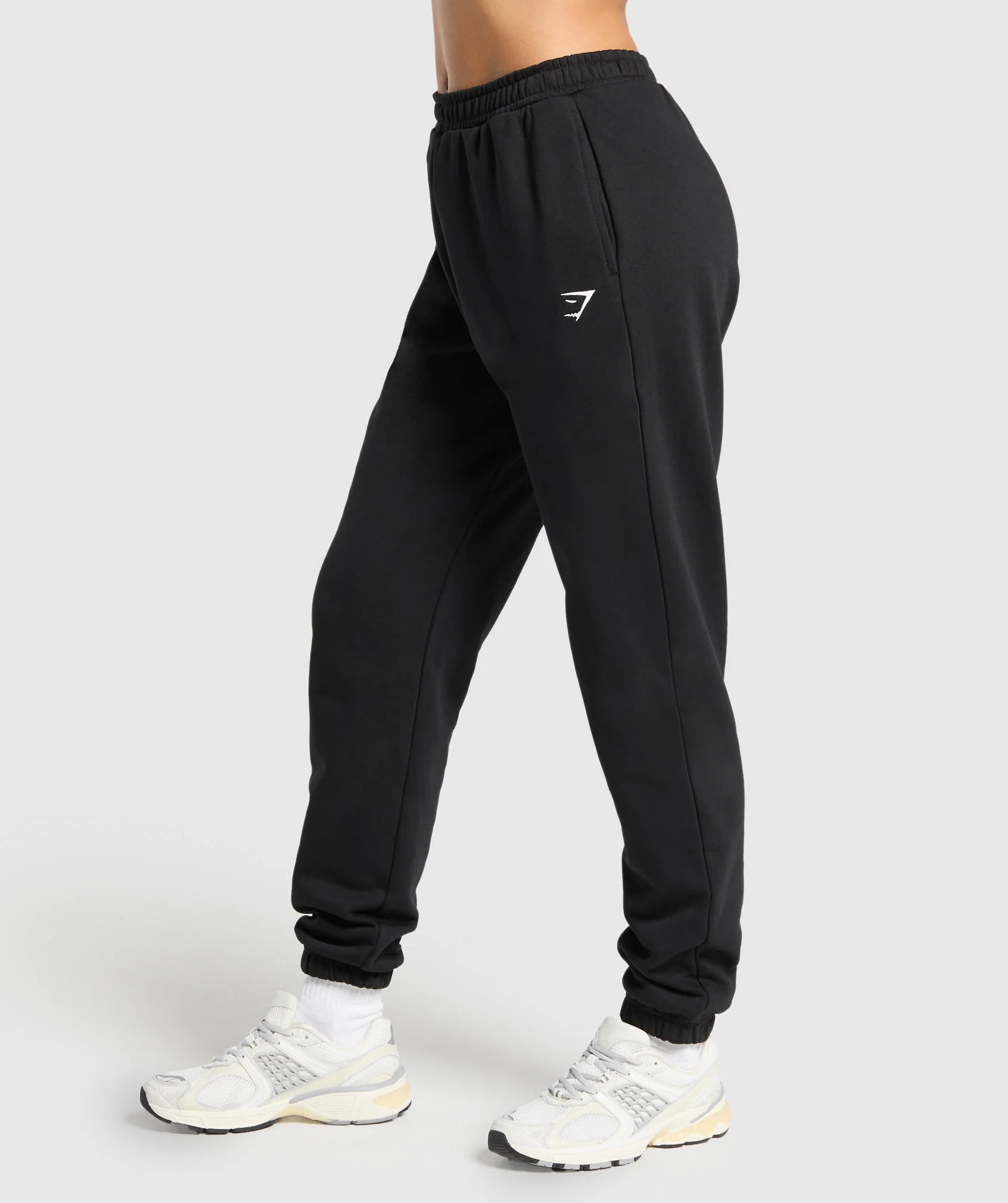 Training Fleece Tall Joggers – Black - Imagen 2