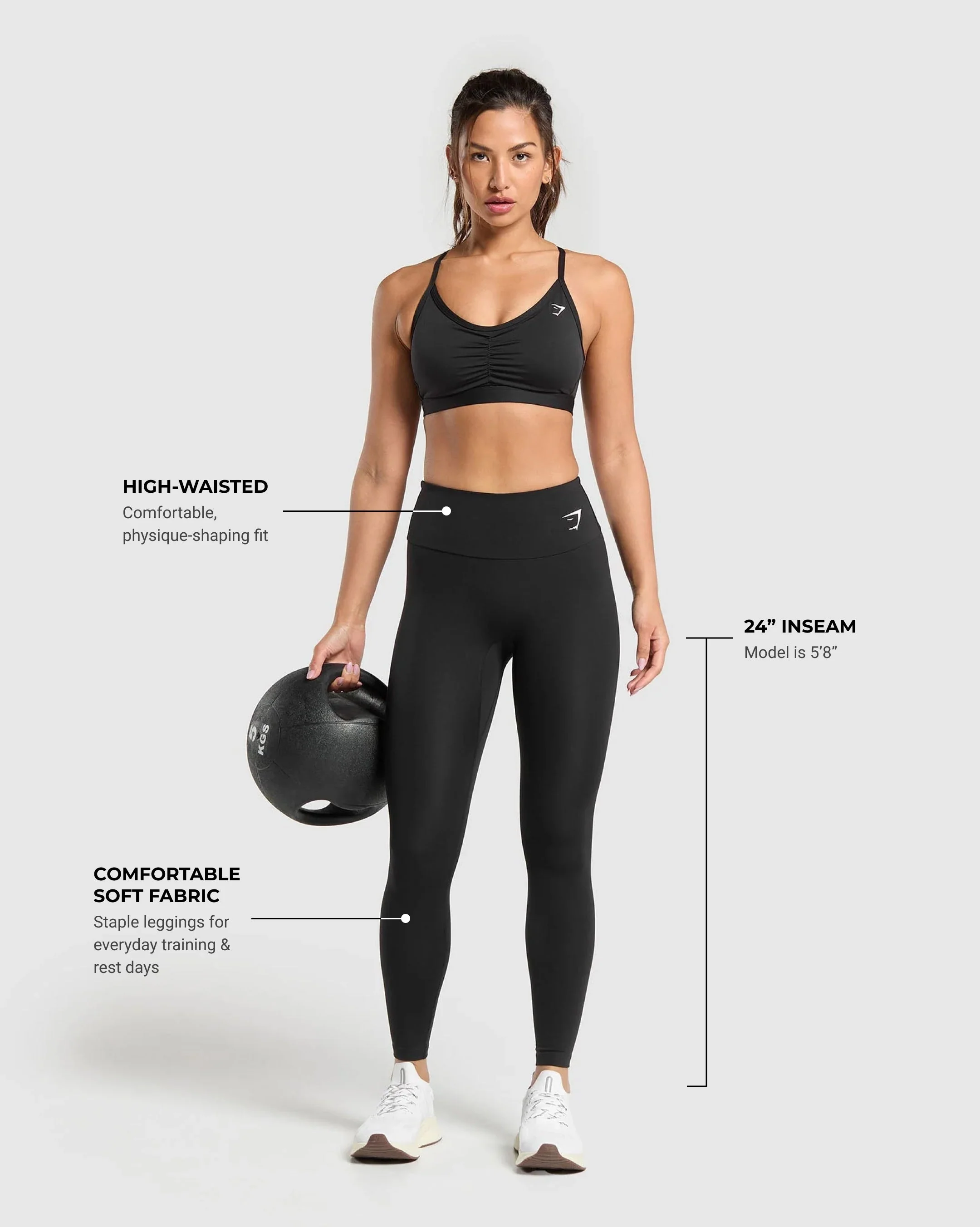 Training Leggings – Black - Imagen 2