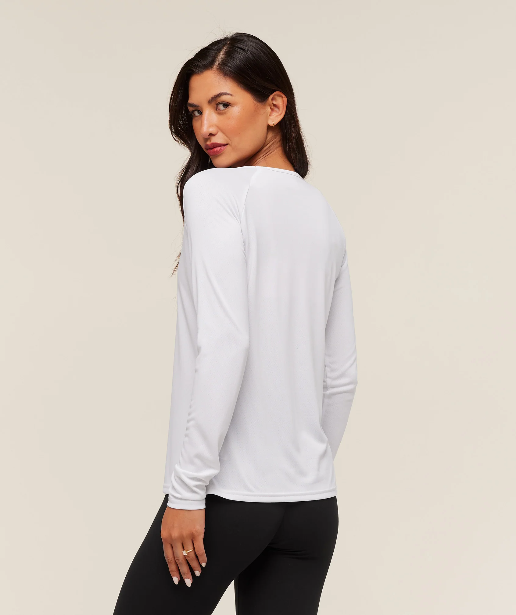 Training Long Sleeve Top – White