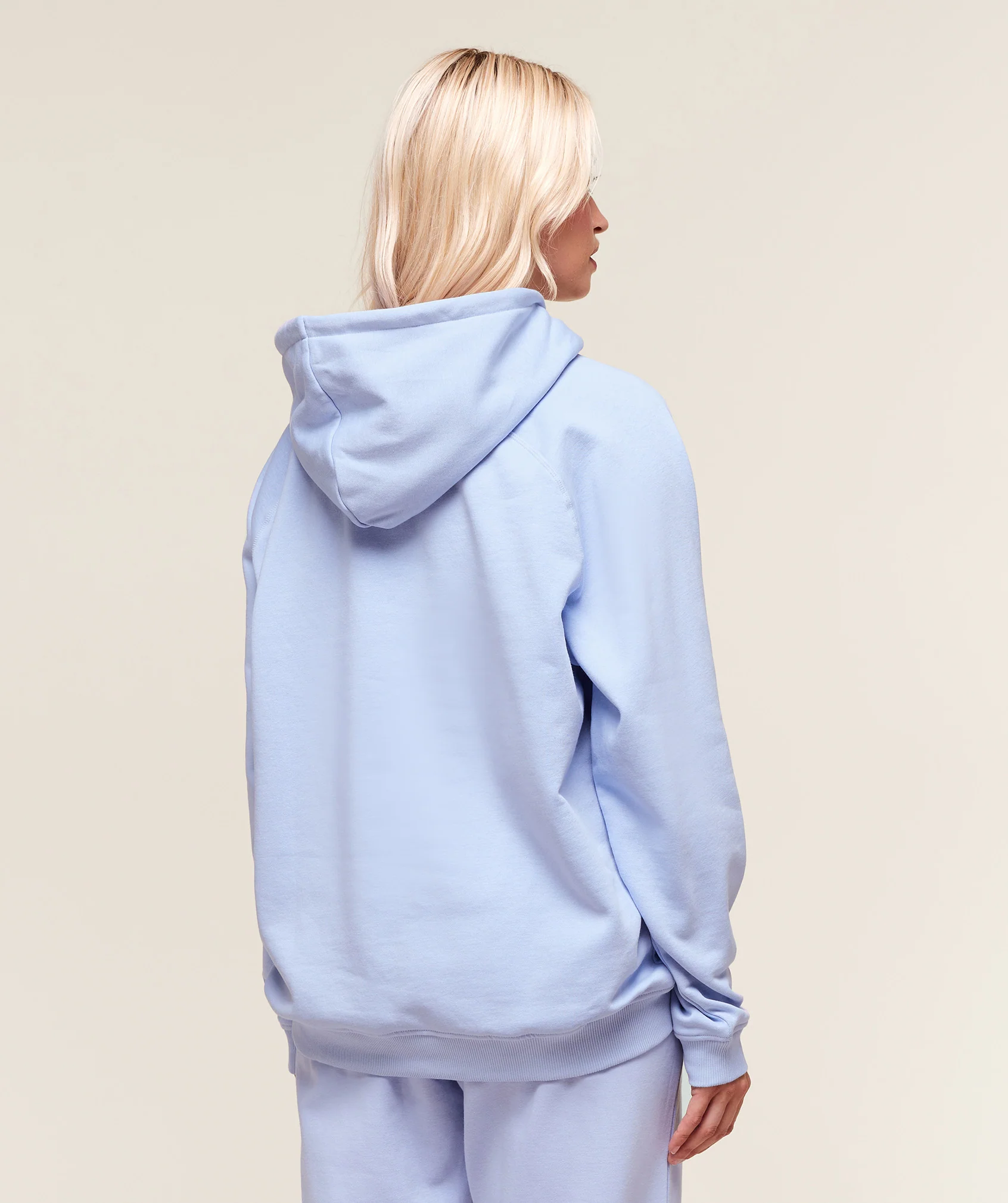 Training Oversized Fleece Hoodie – Peri Blue