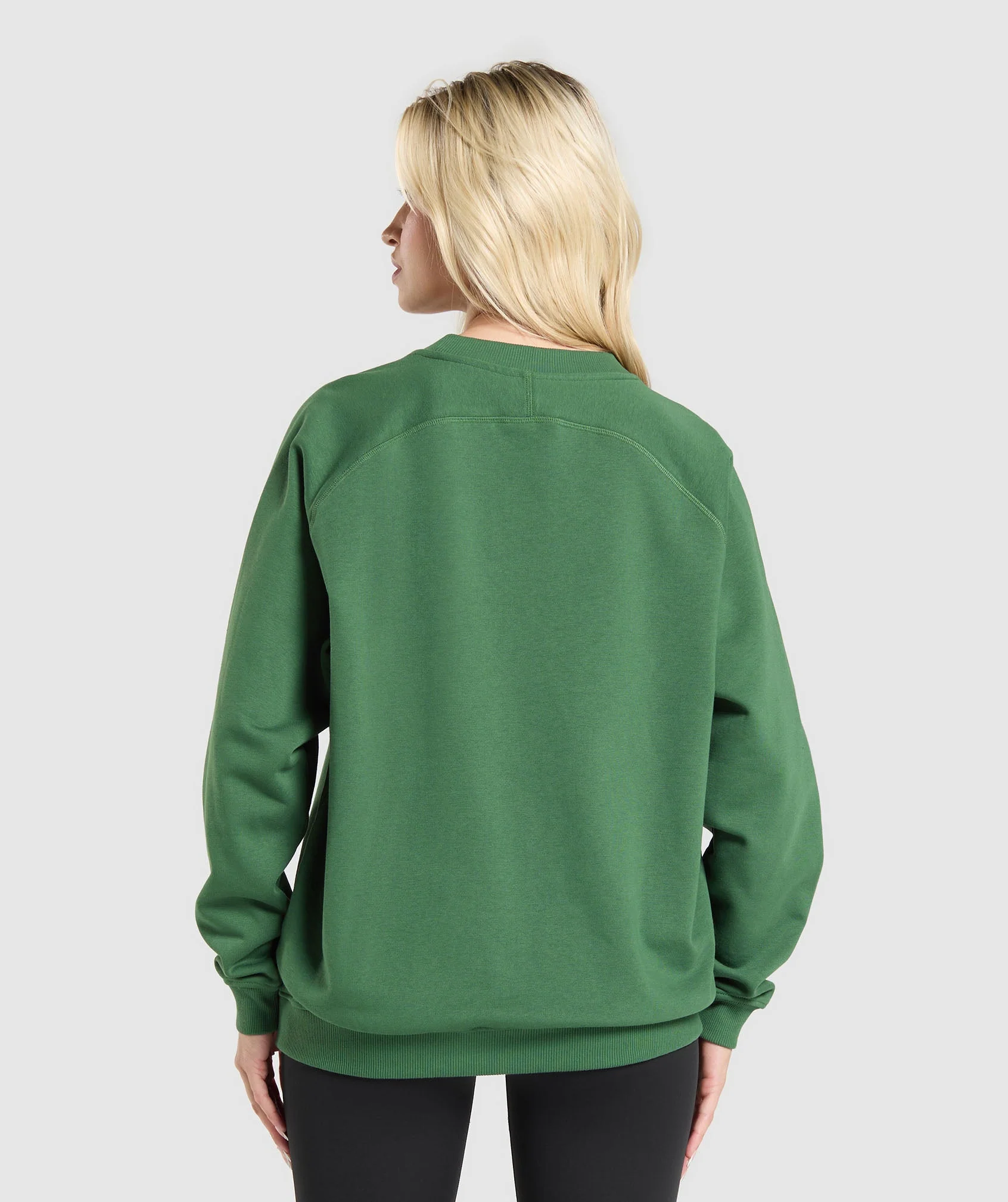 Training Oversized Fleece Sweatshirt – Classic Green