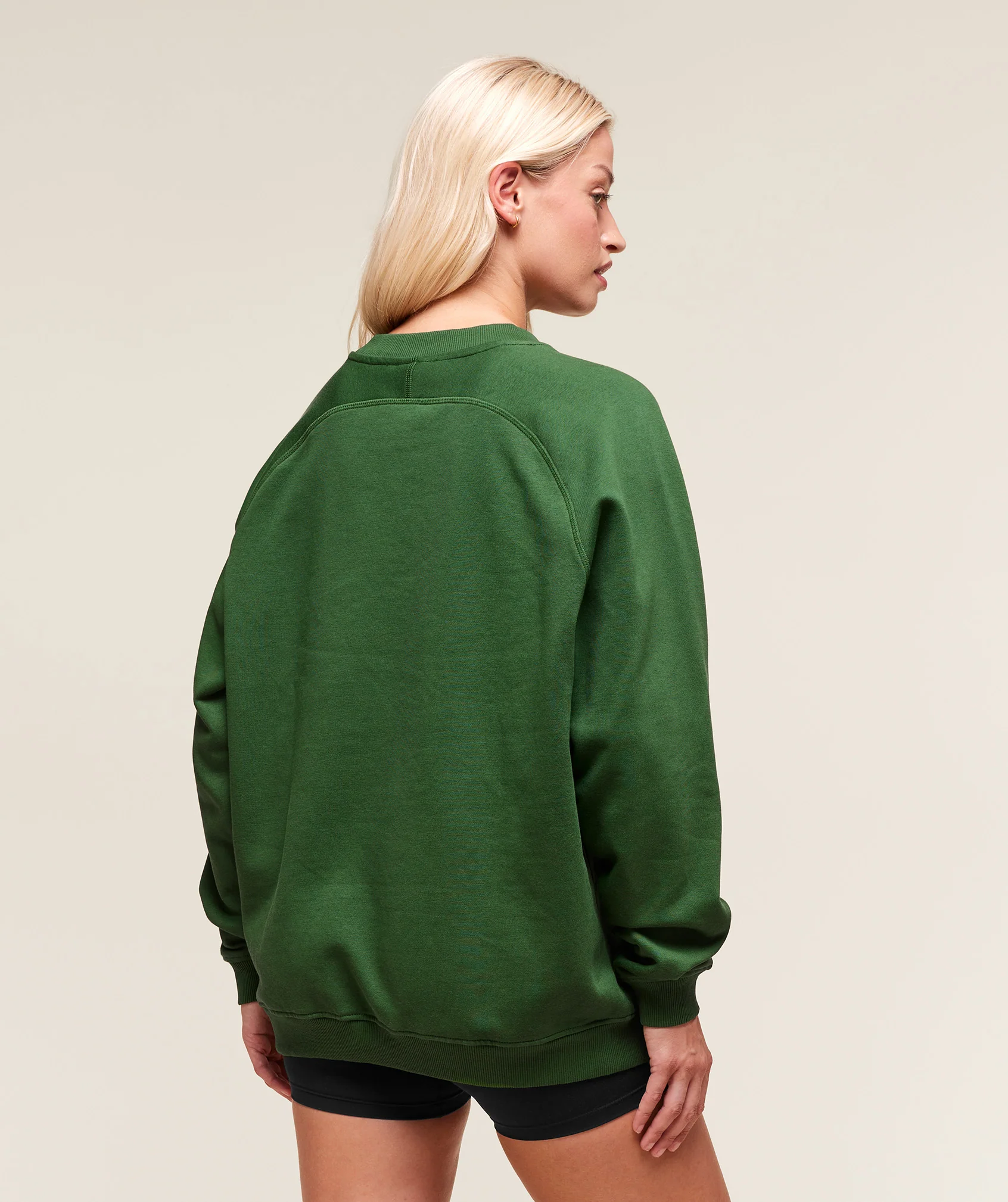 Training Oversized Fleece Sweatshirt – Athletic Green