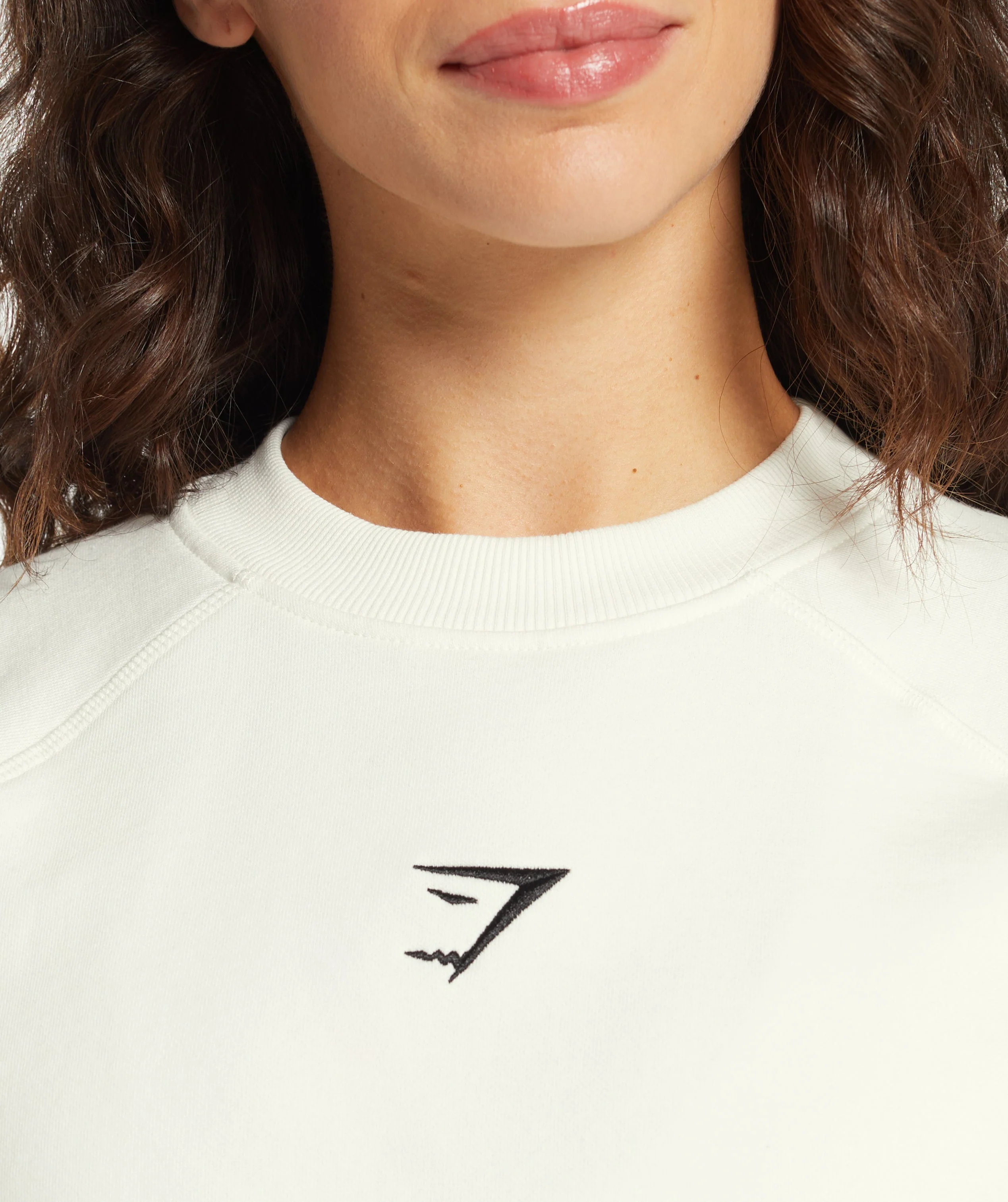 Training Oversized Fleece Sweatshirt – Soft White