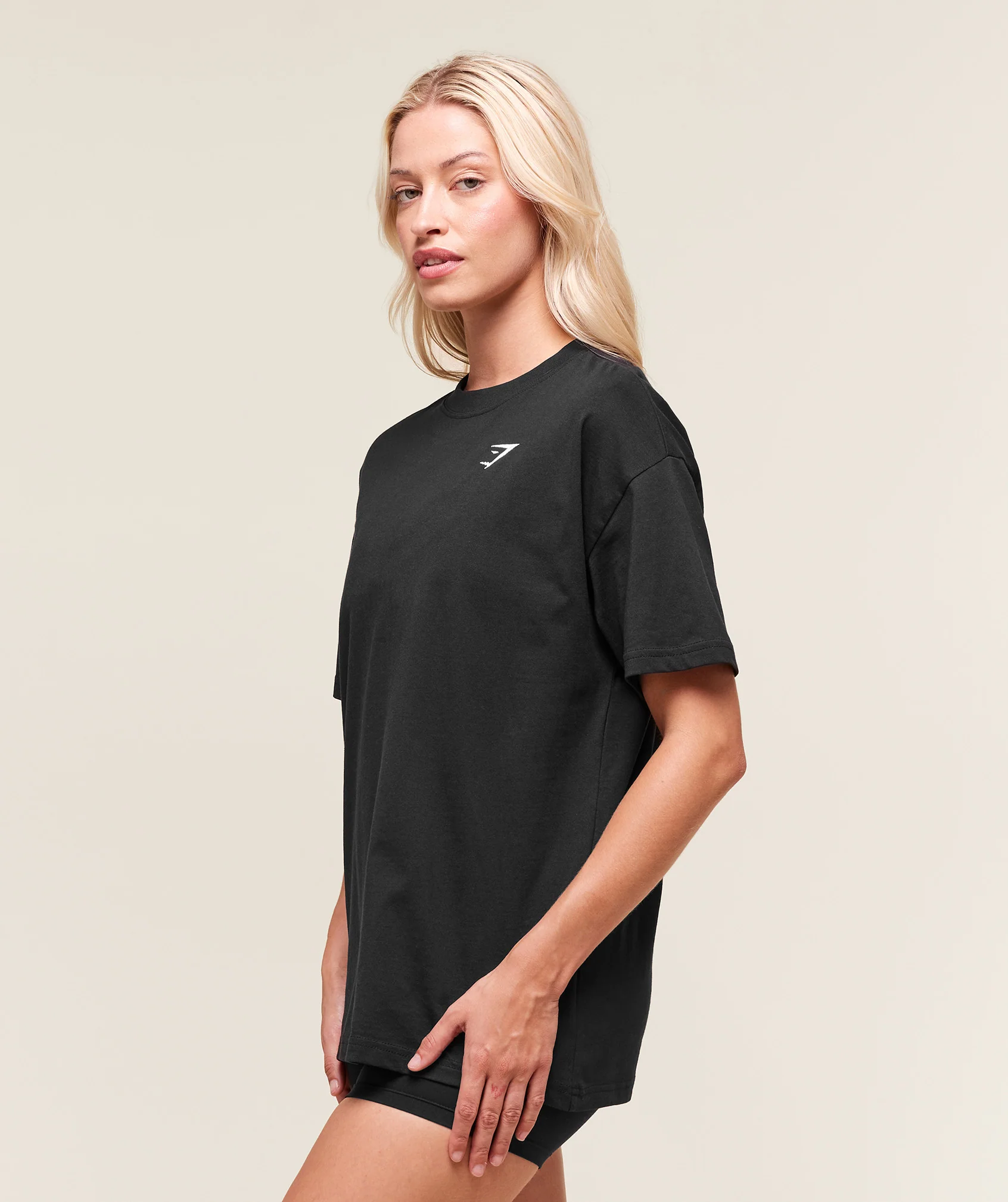 Training Oversized T-Shirt – Black - Imagen 2