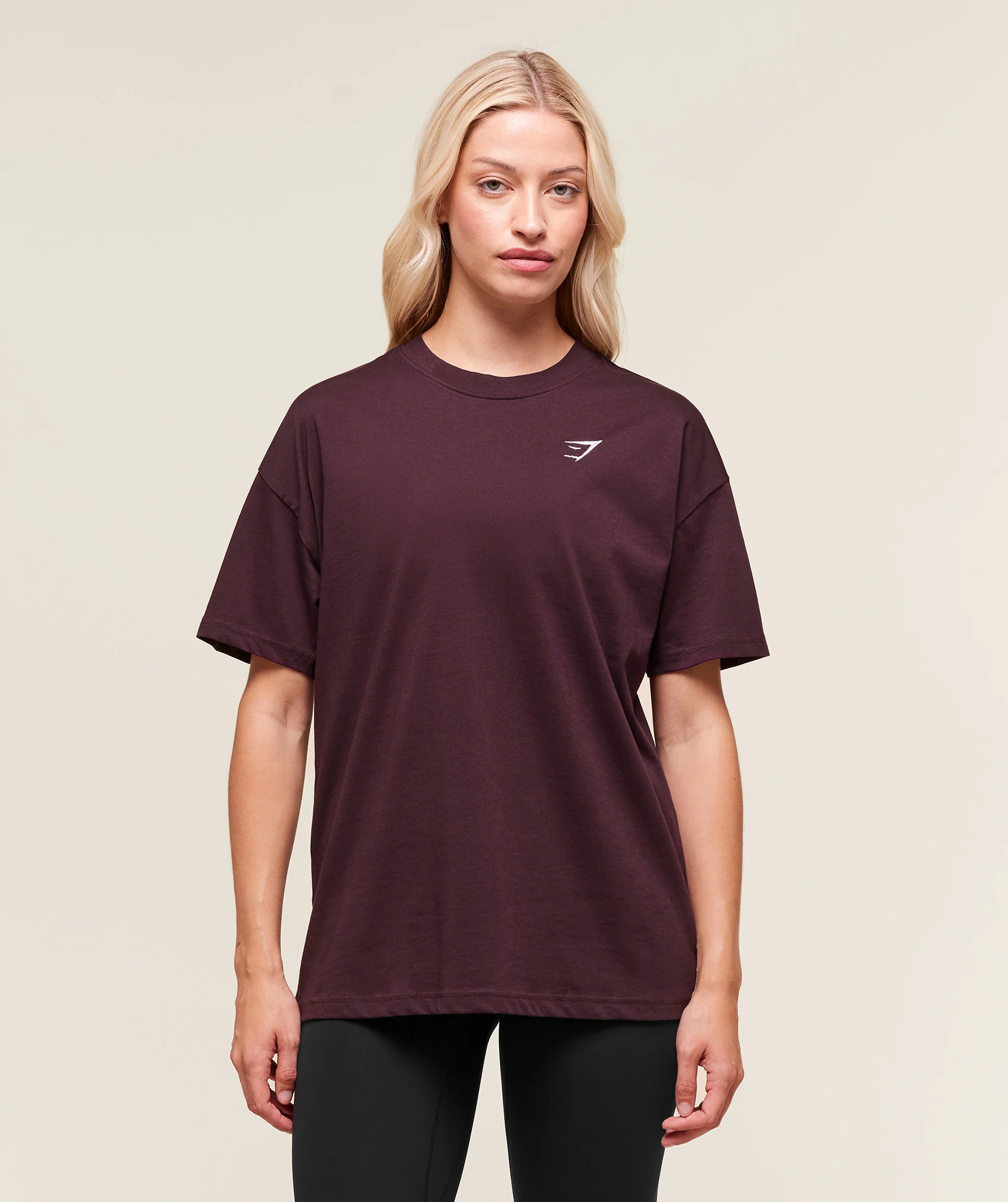 Training Oversized T-Shirt – Cherry Purple