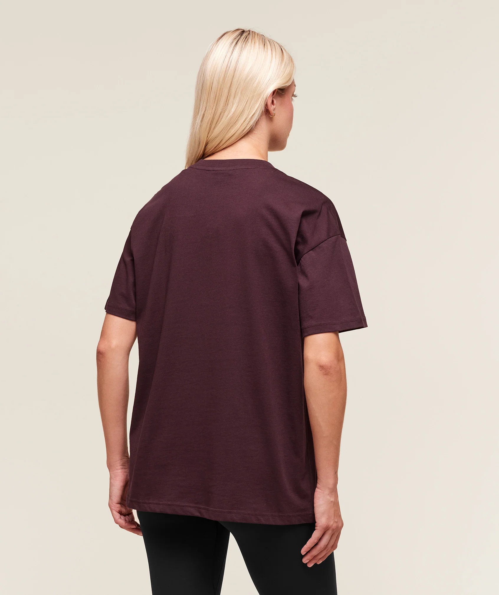 Training Oversized T-Shirt – Cherry Purple