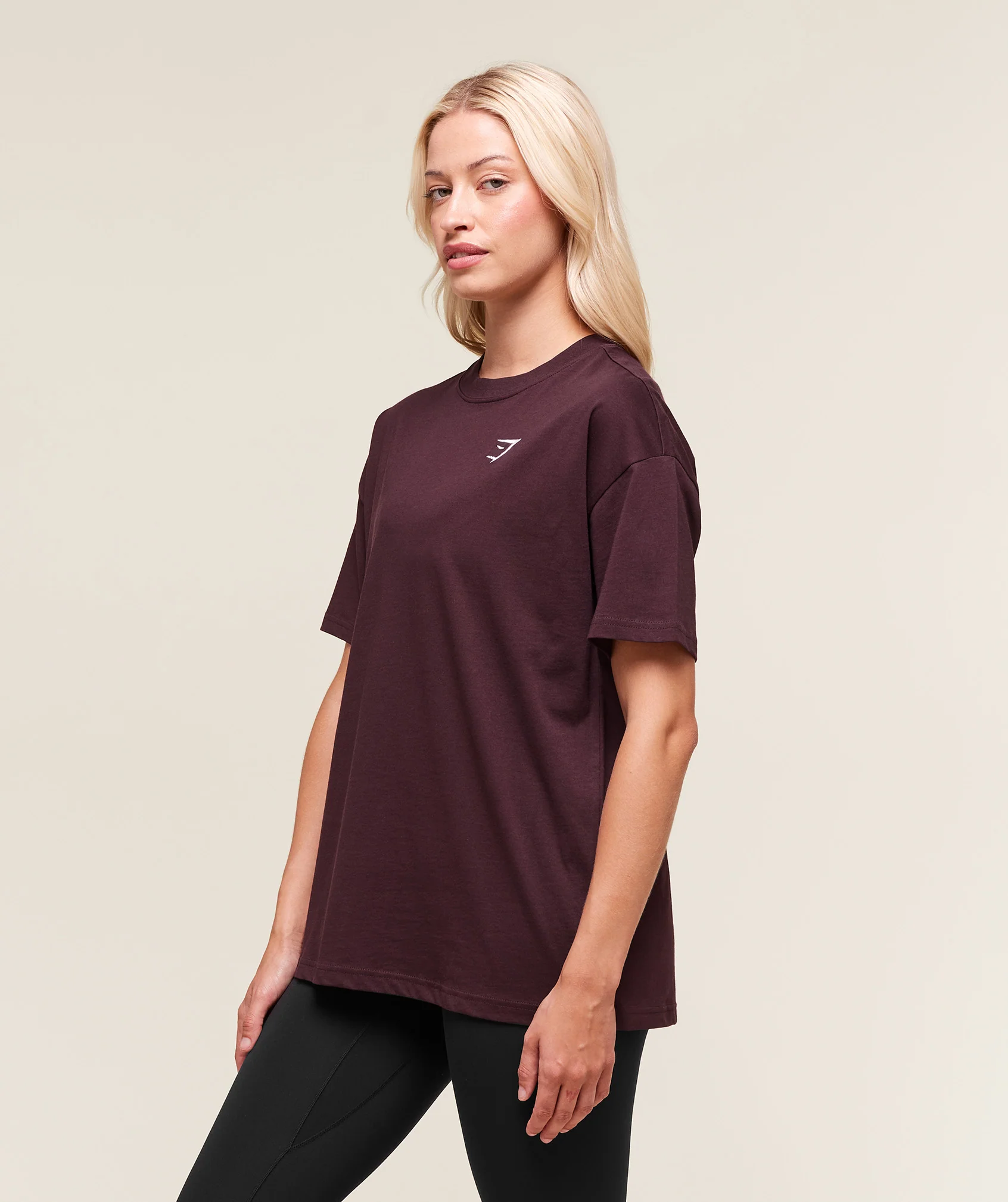 Training Oversized T-Shirt – Cherry Purple - Imagen 2