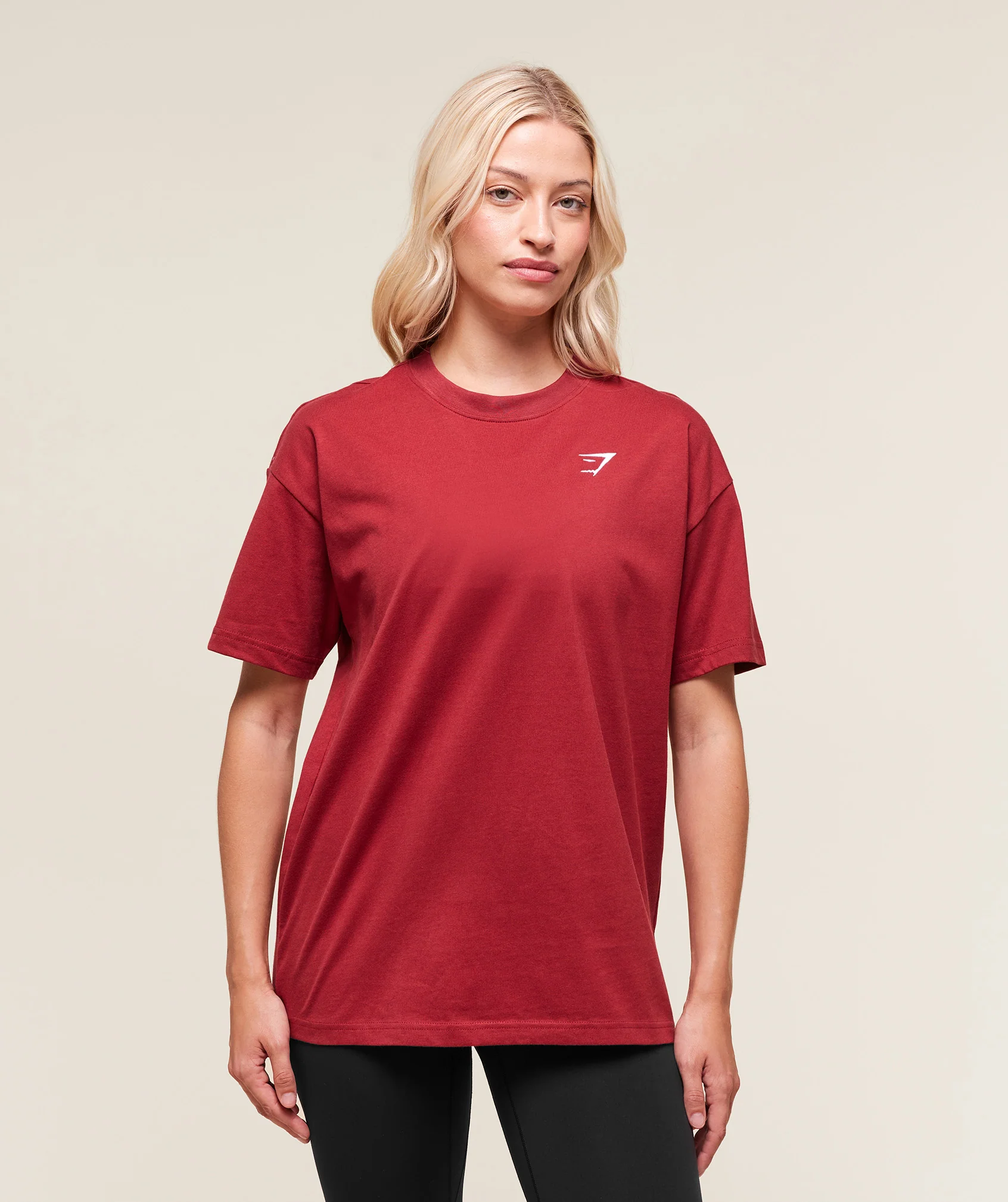 Training Oversized T-Shirt – Athletic Burgundy