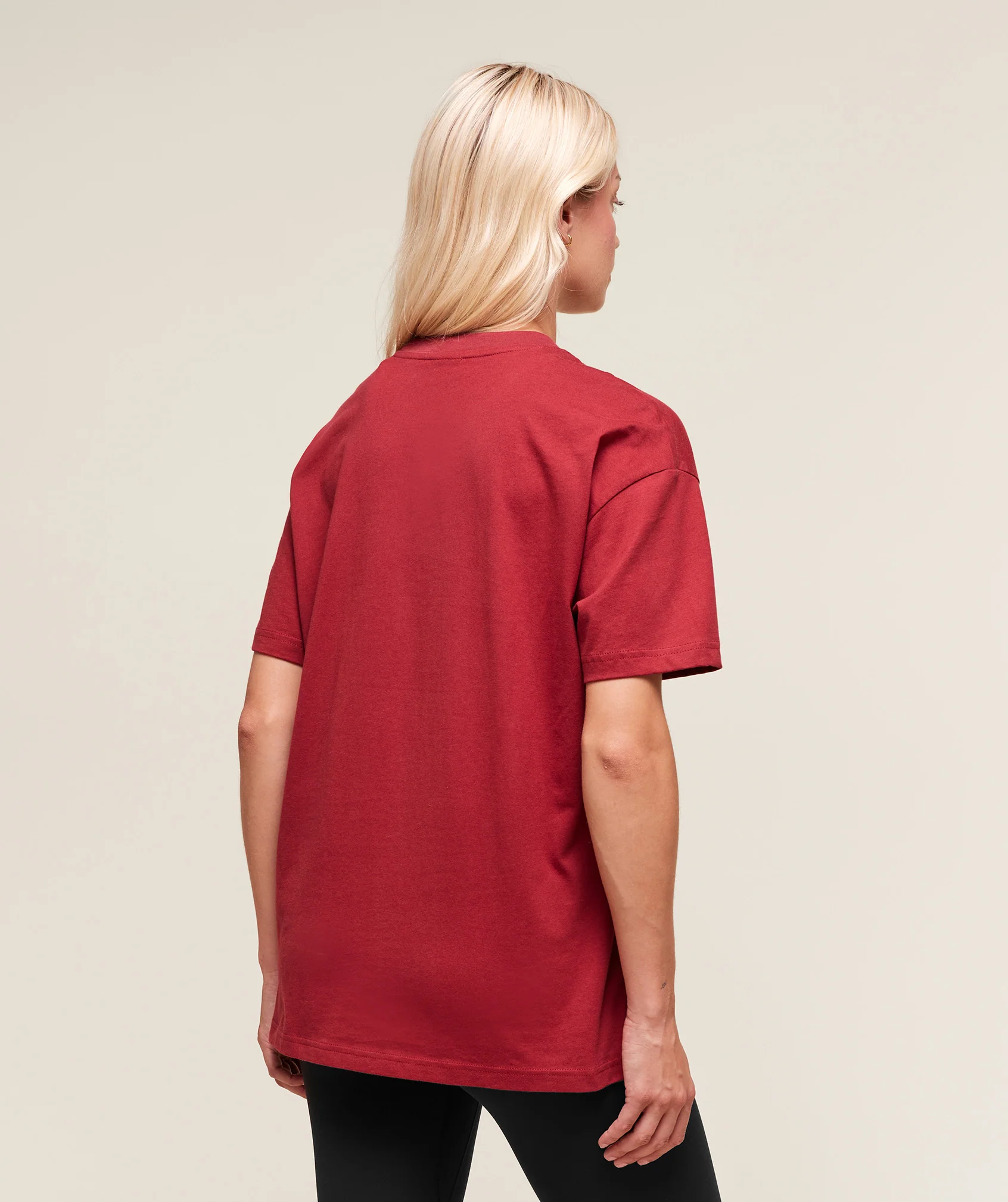 Training Oversized T-Shirt – Athletic Burgundy