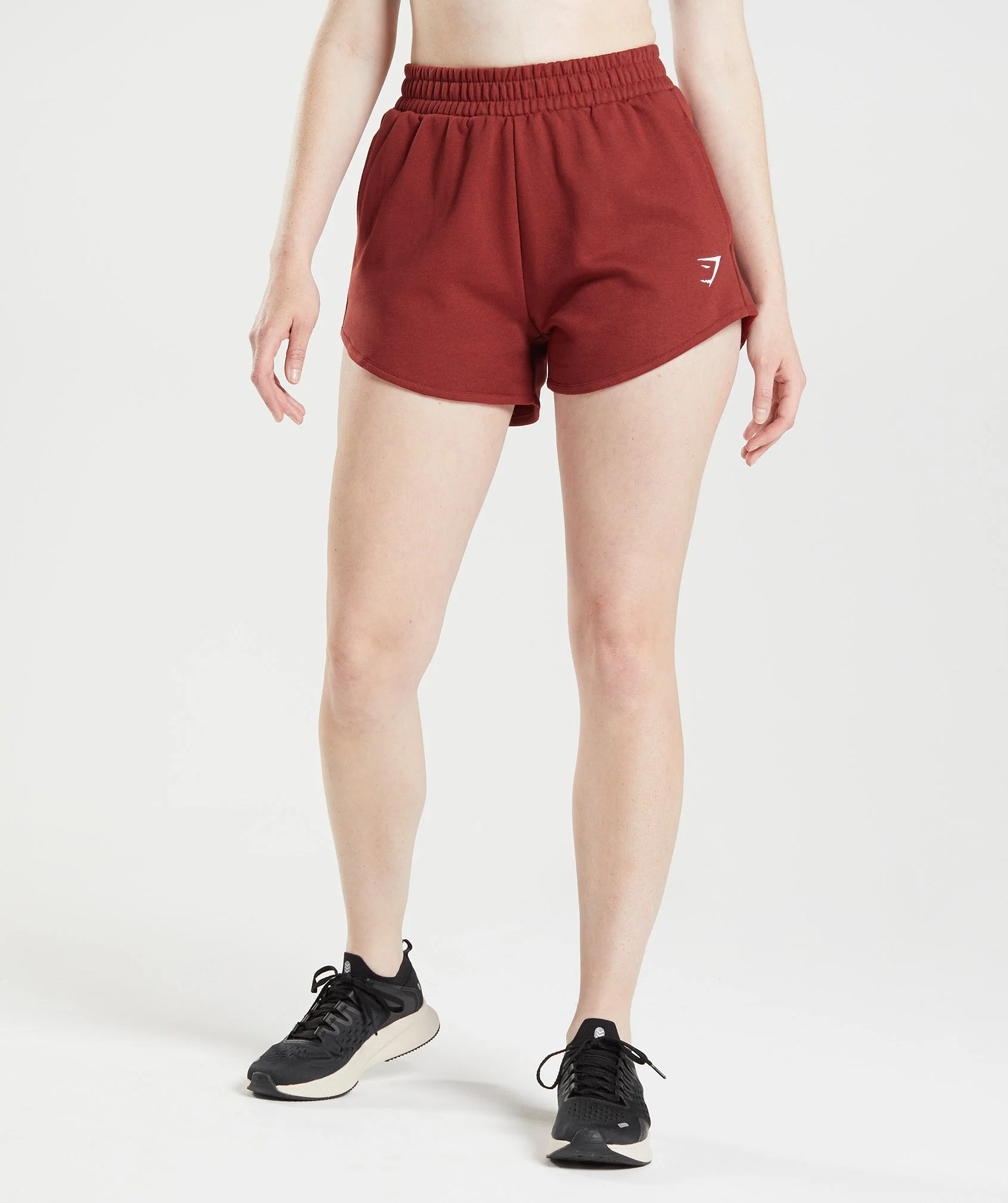 Training Sweat Shorts – Rosewood Red