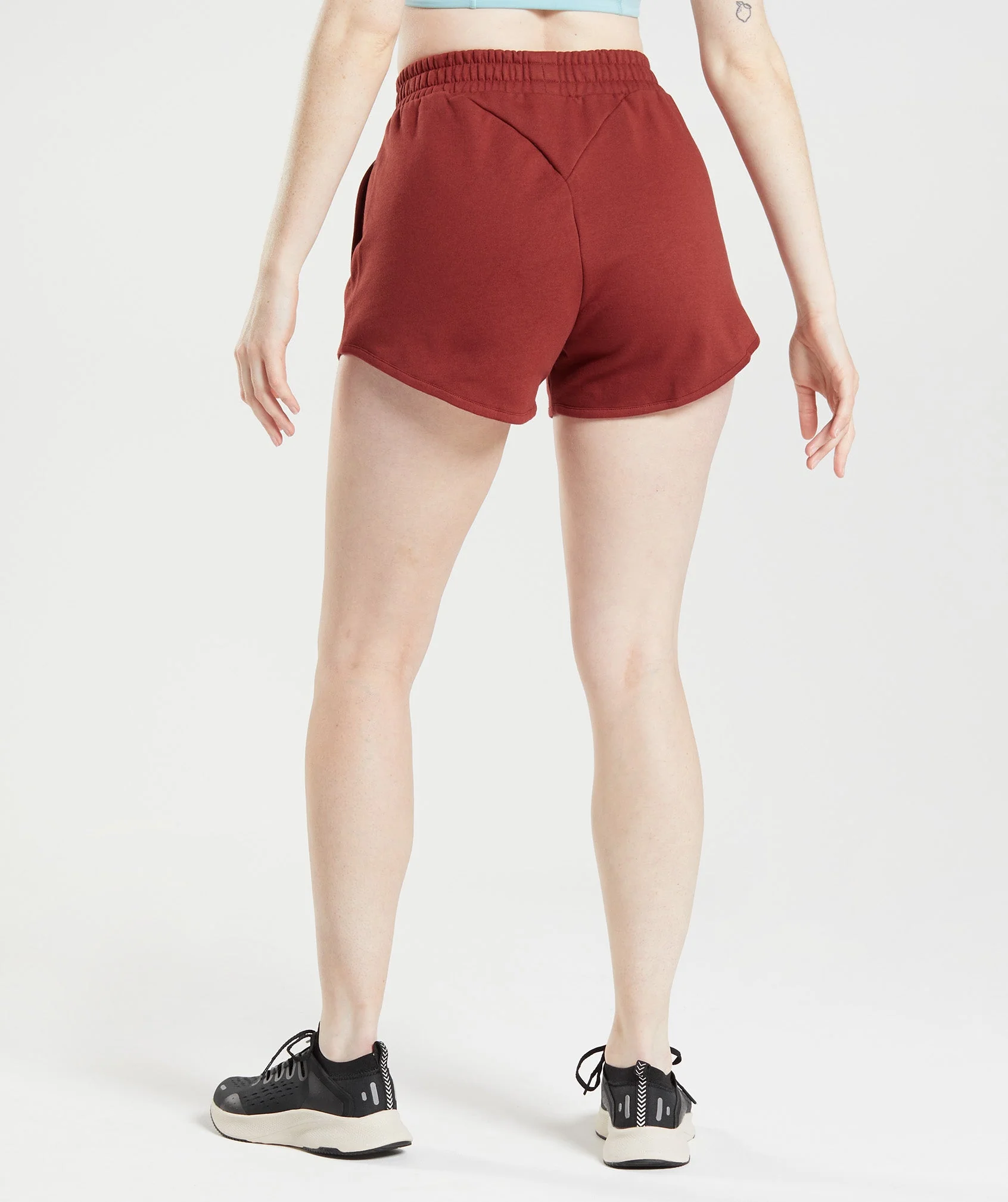 Training Sweat Shorts – Rosewood Red