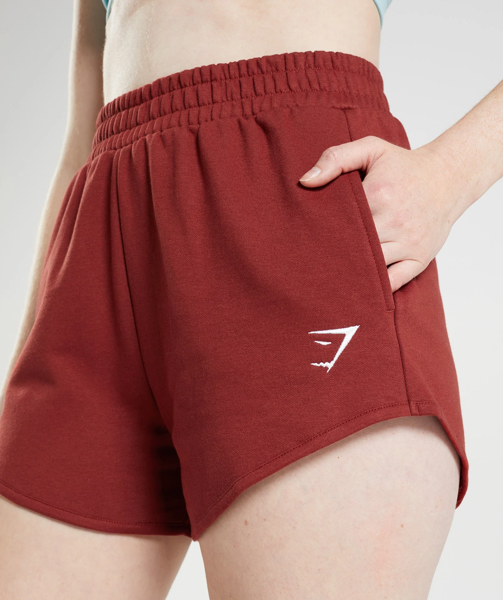 Training Sweat Shorts – Rosewood Red - Imagen 2
