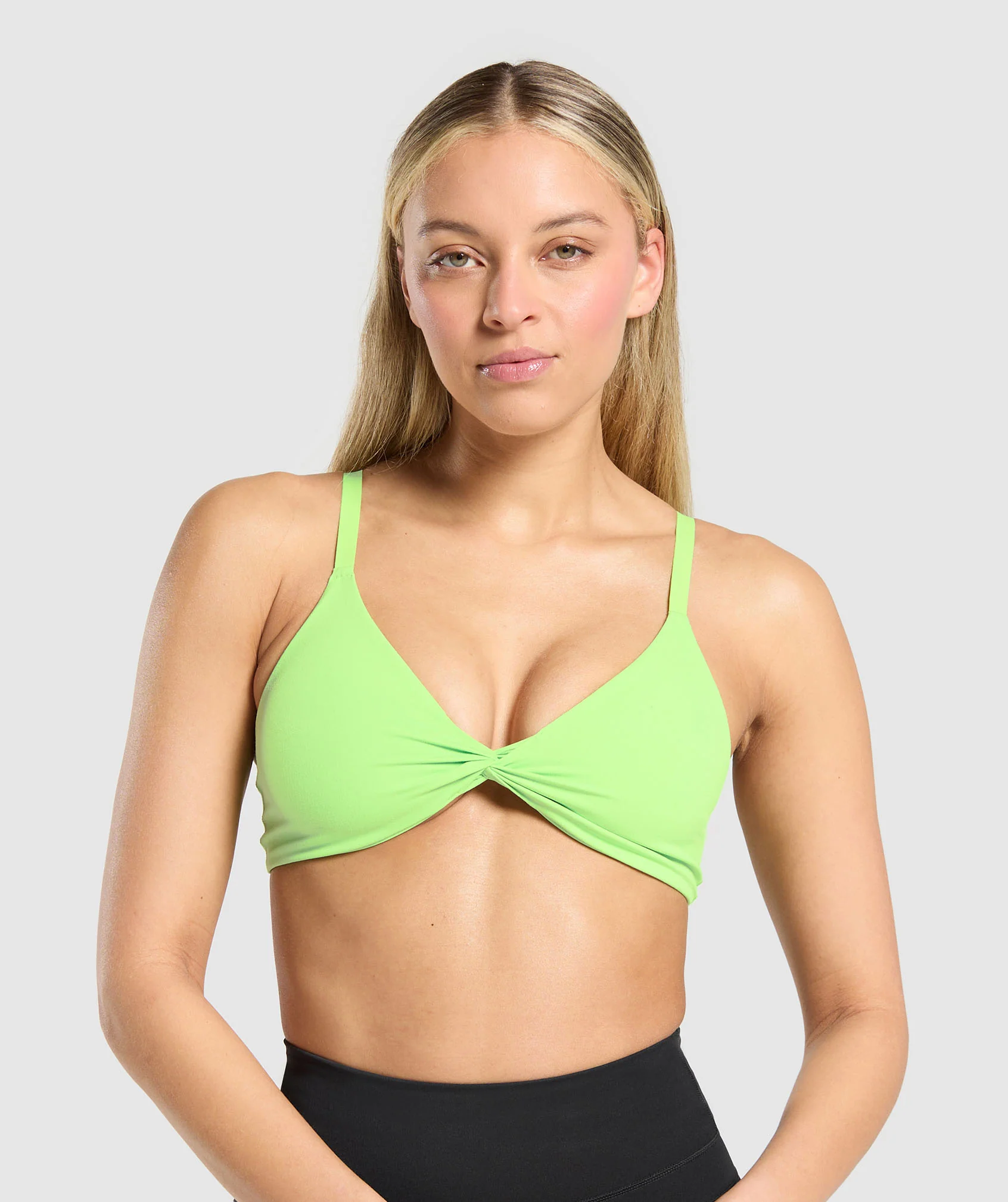 Twist Front Bralette – Energy Gelato Green