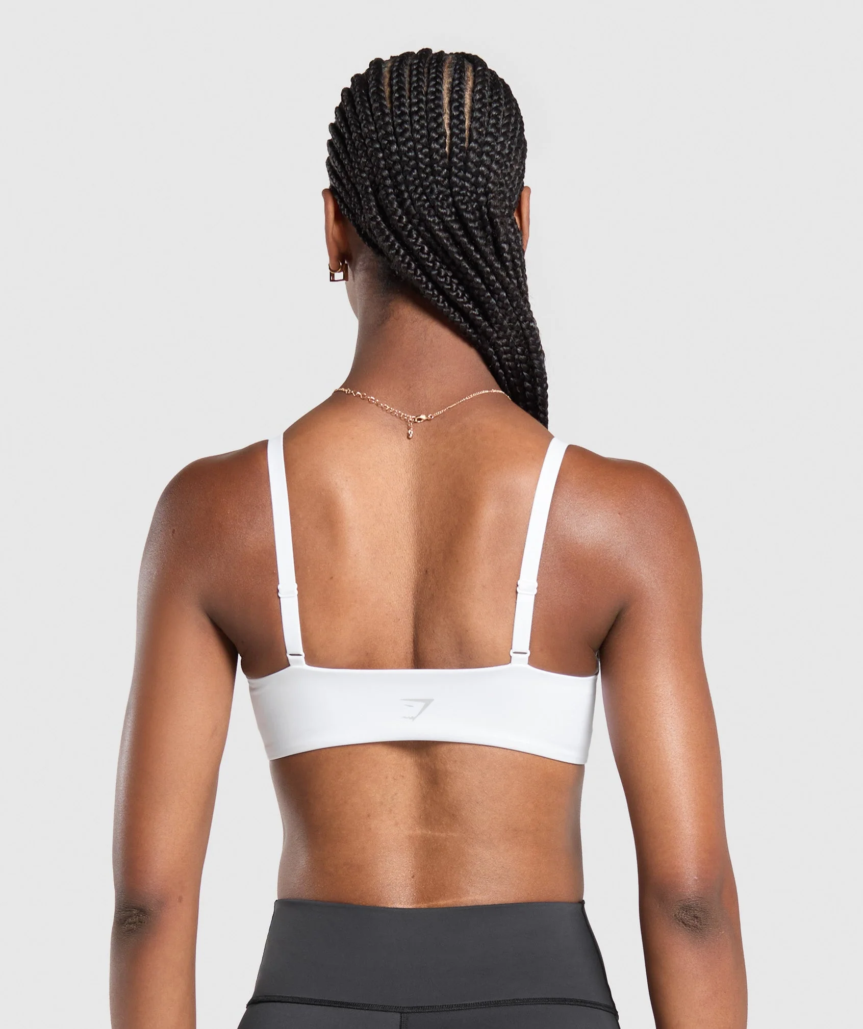 Twist Front Bralette – White