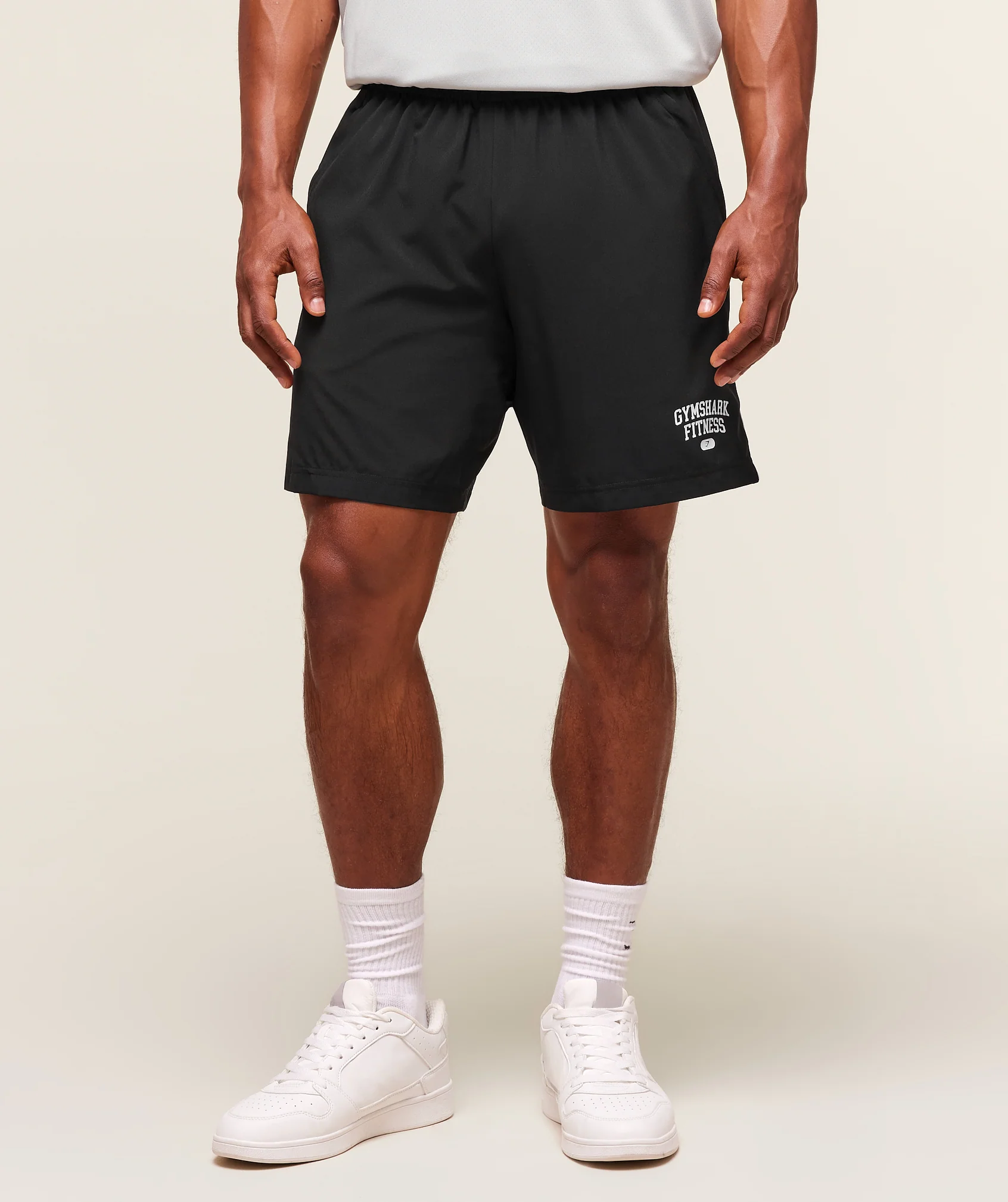 Varsity 7″ Shorts – Black