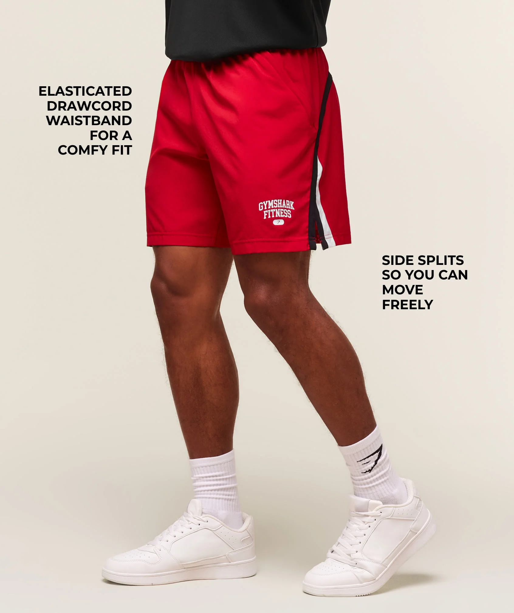 Varsity 7″ Shorts – Conditioning Red