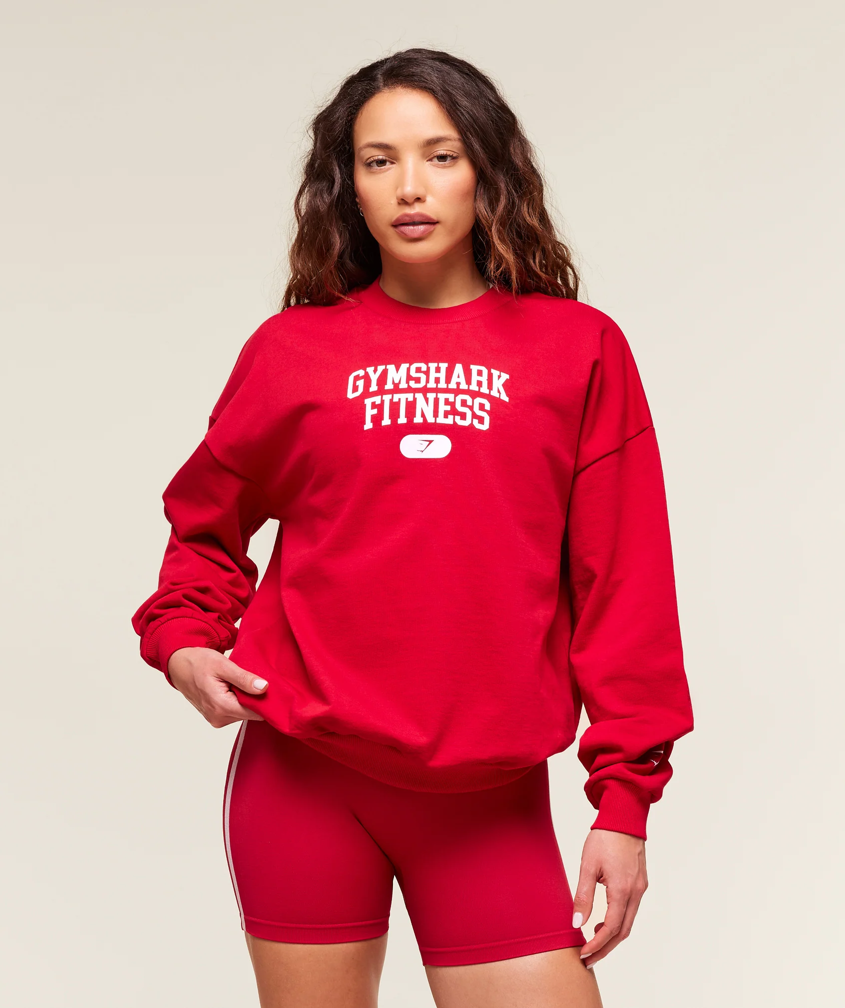 Varsity Graphic Pullover – Conditioning Red