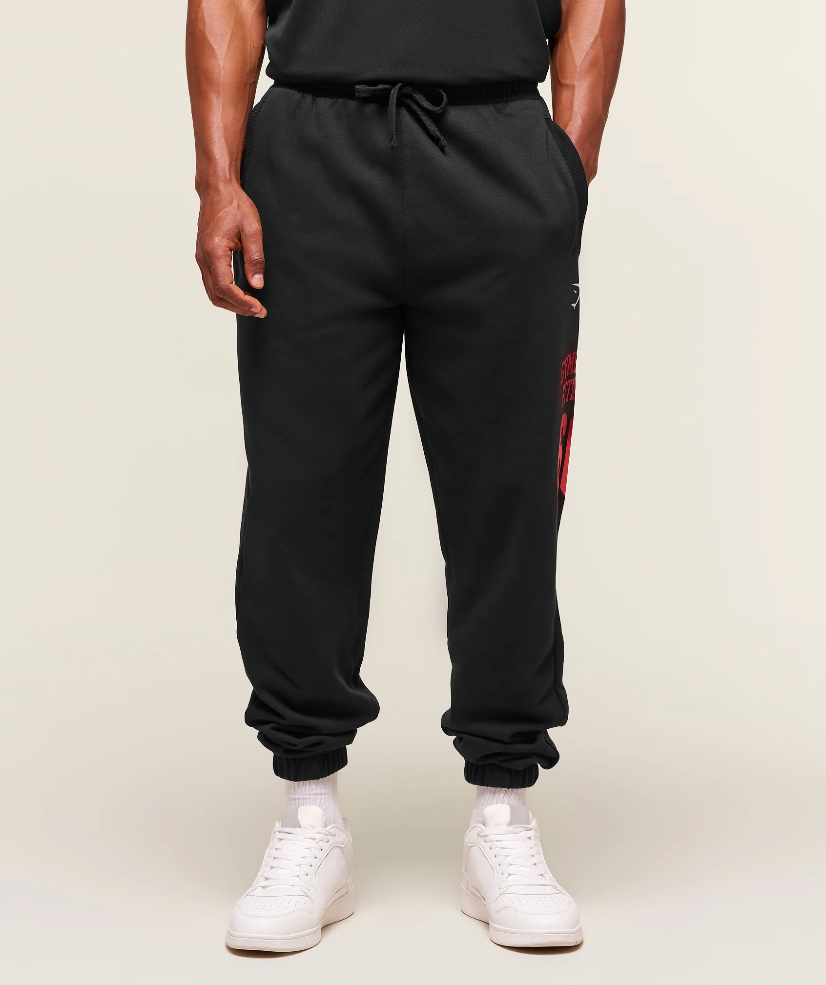 Varsity Oversized Jogger – Black - Imagen 2