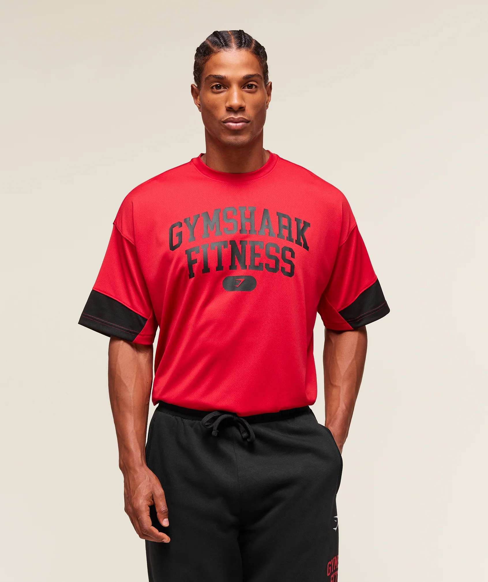 Varsity Oversized T-Shirt – Conditioning Red