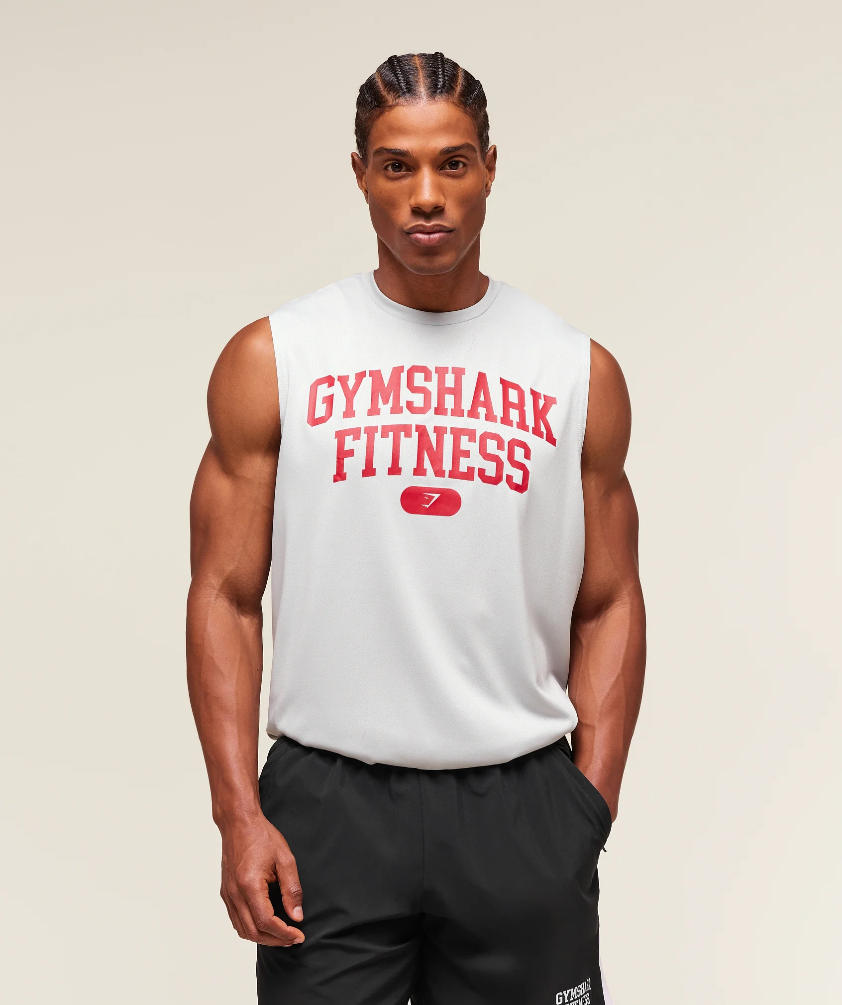 Varsity Tank – Light Grey