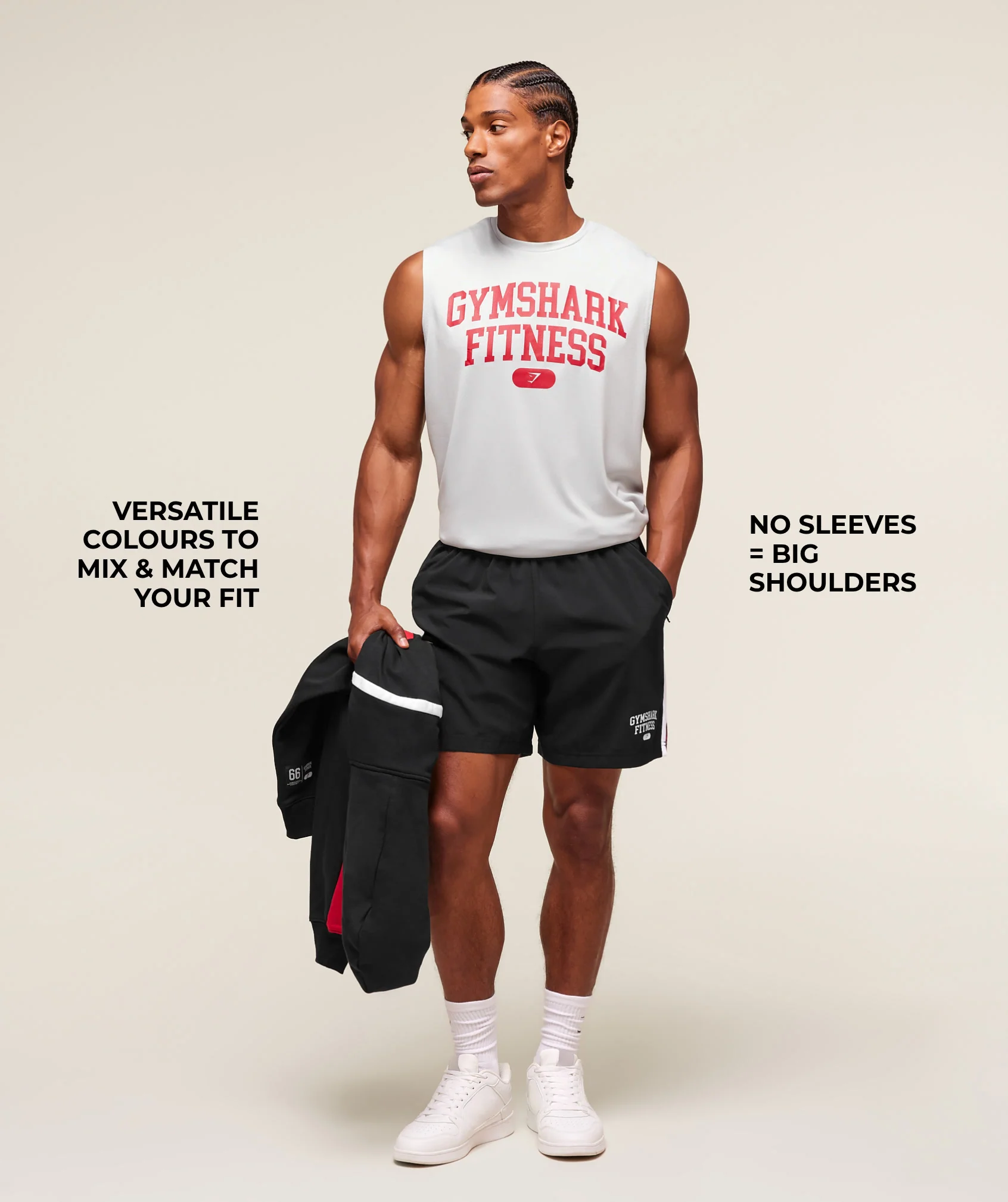 Varsity Tank – Light Grey