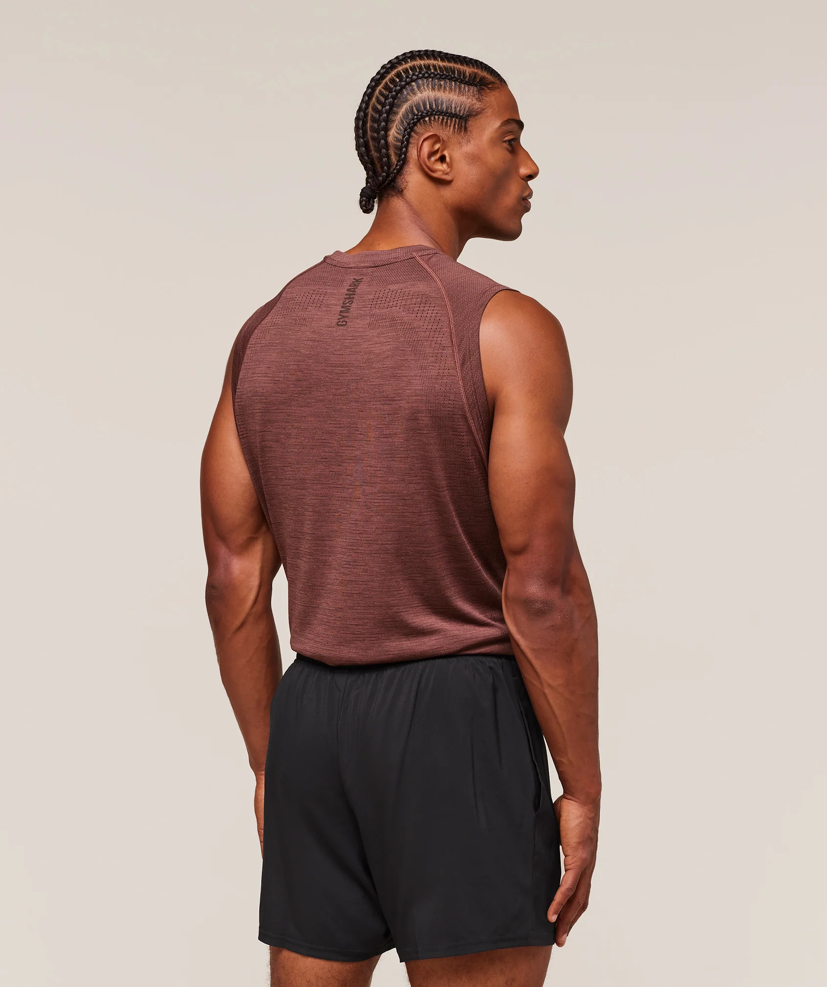 Versatile Seamless Tank – Rust Brown/Depth Brown
