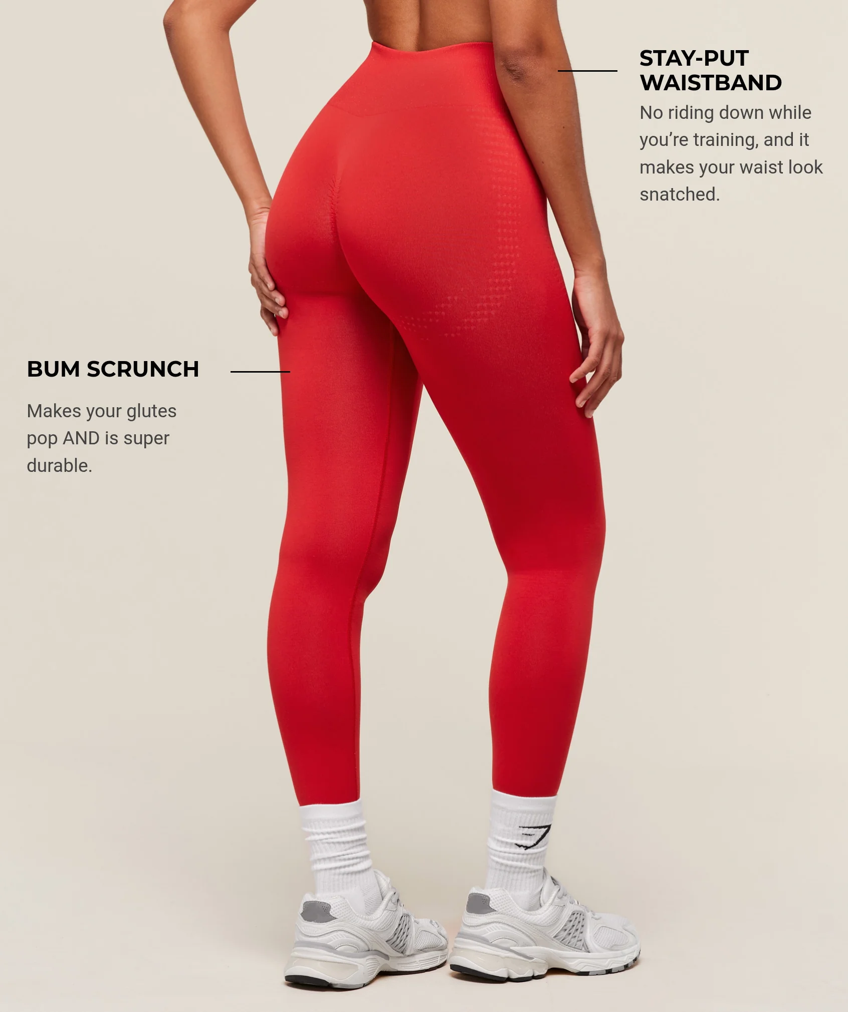 Vital Soft Legging – Velocity Red